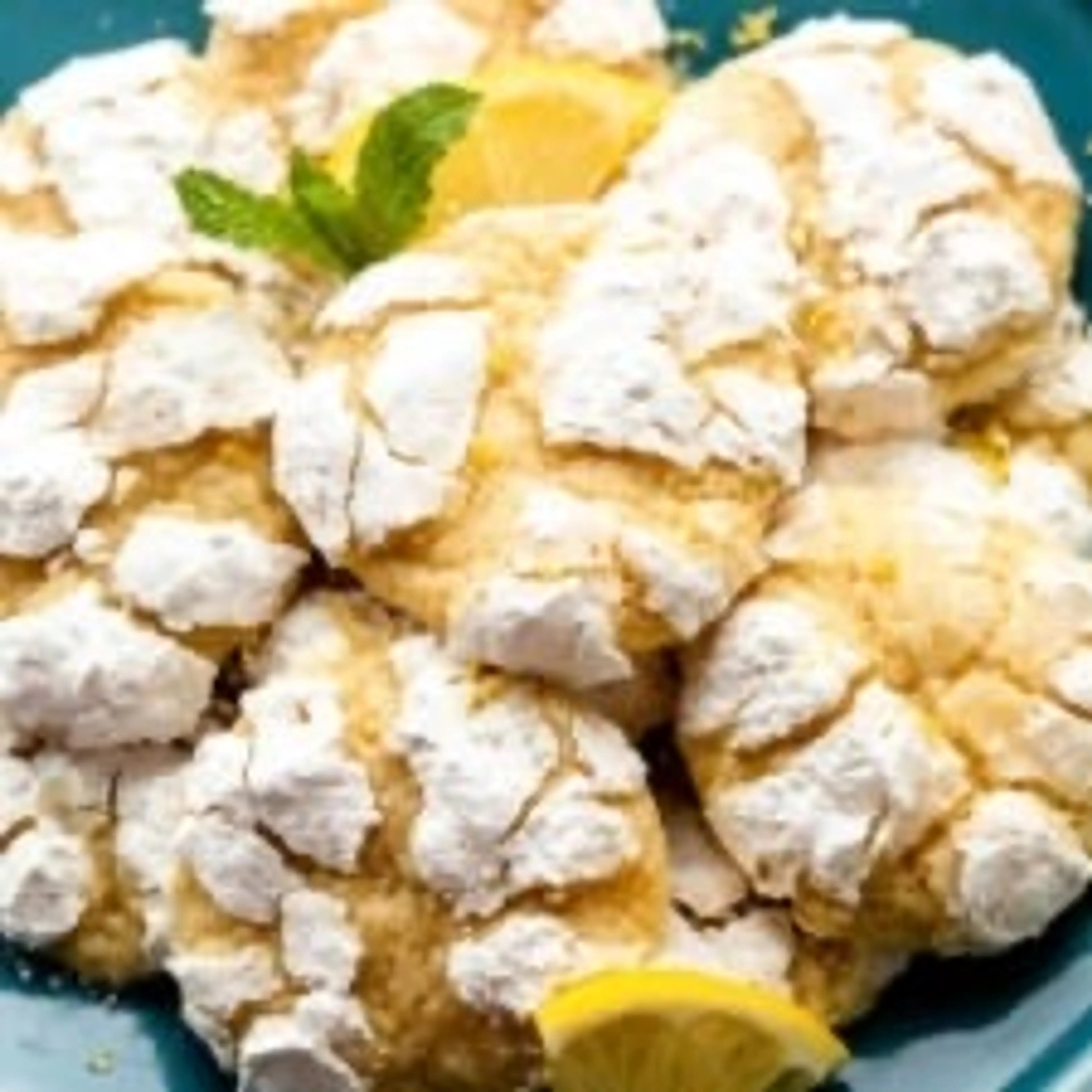 Lemon Crinkle Cookies