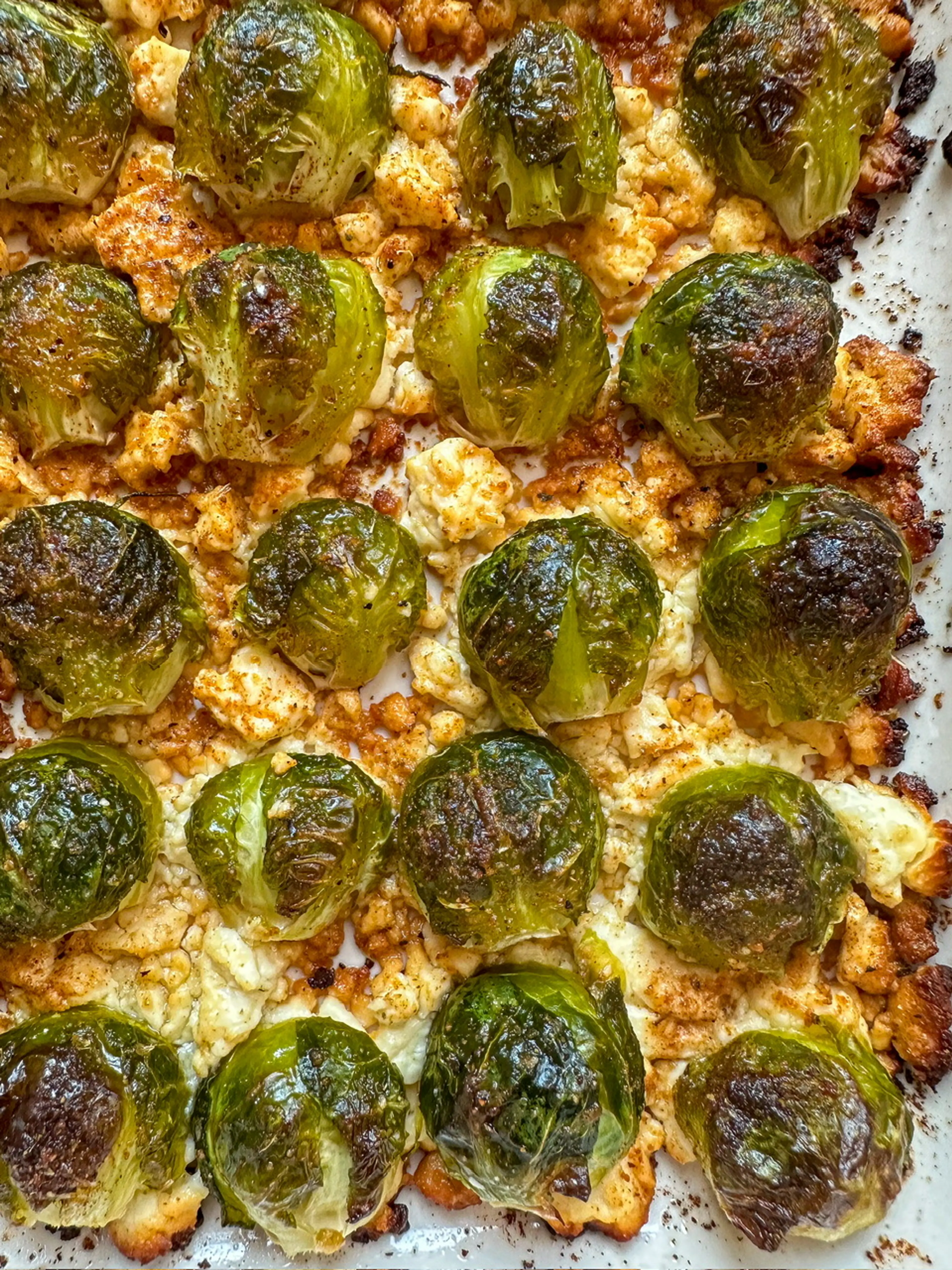 Brussels Sprouts with Feta
