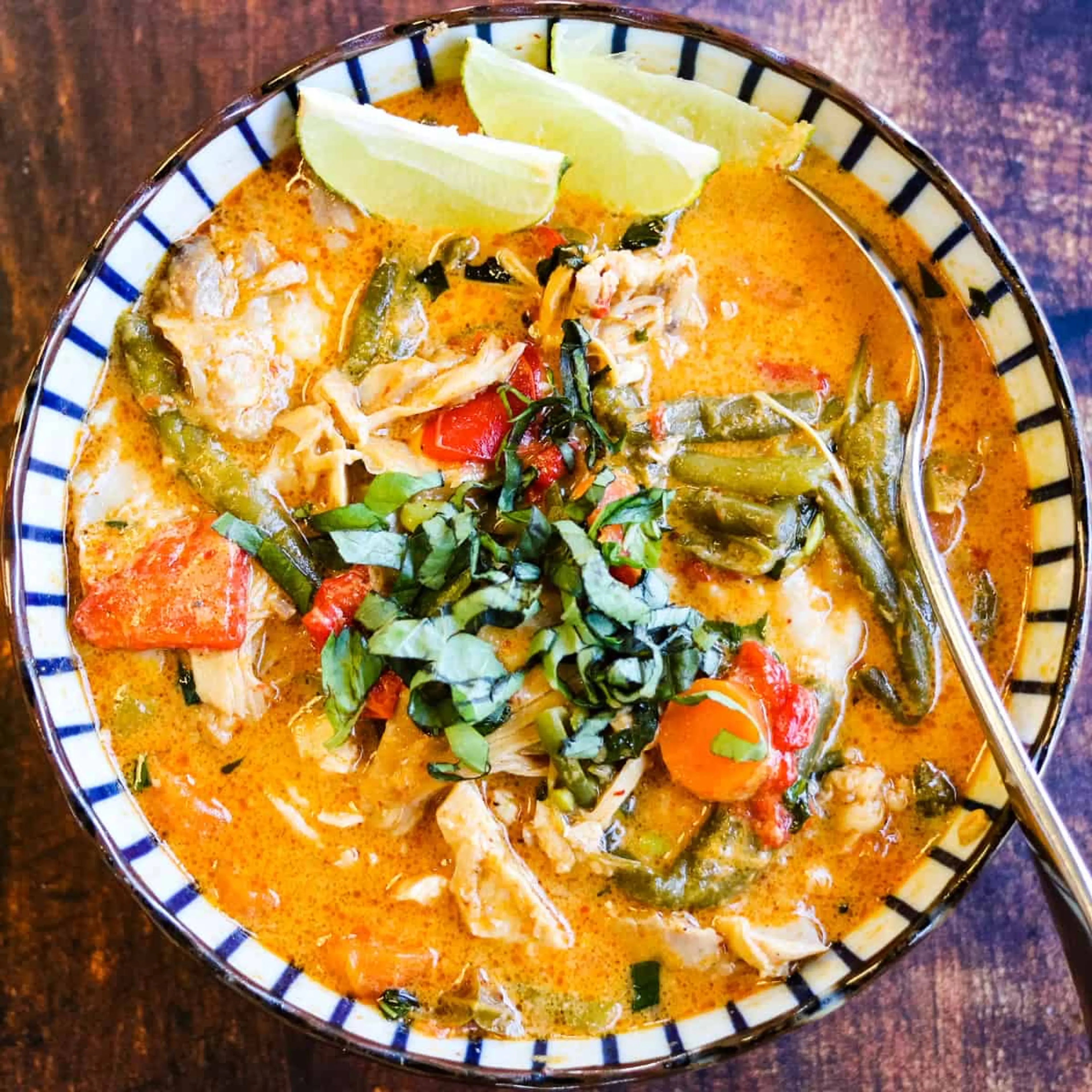 Thai Red Curry Chicken with Coconut Milk