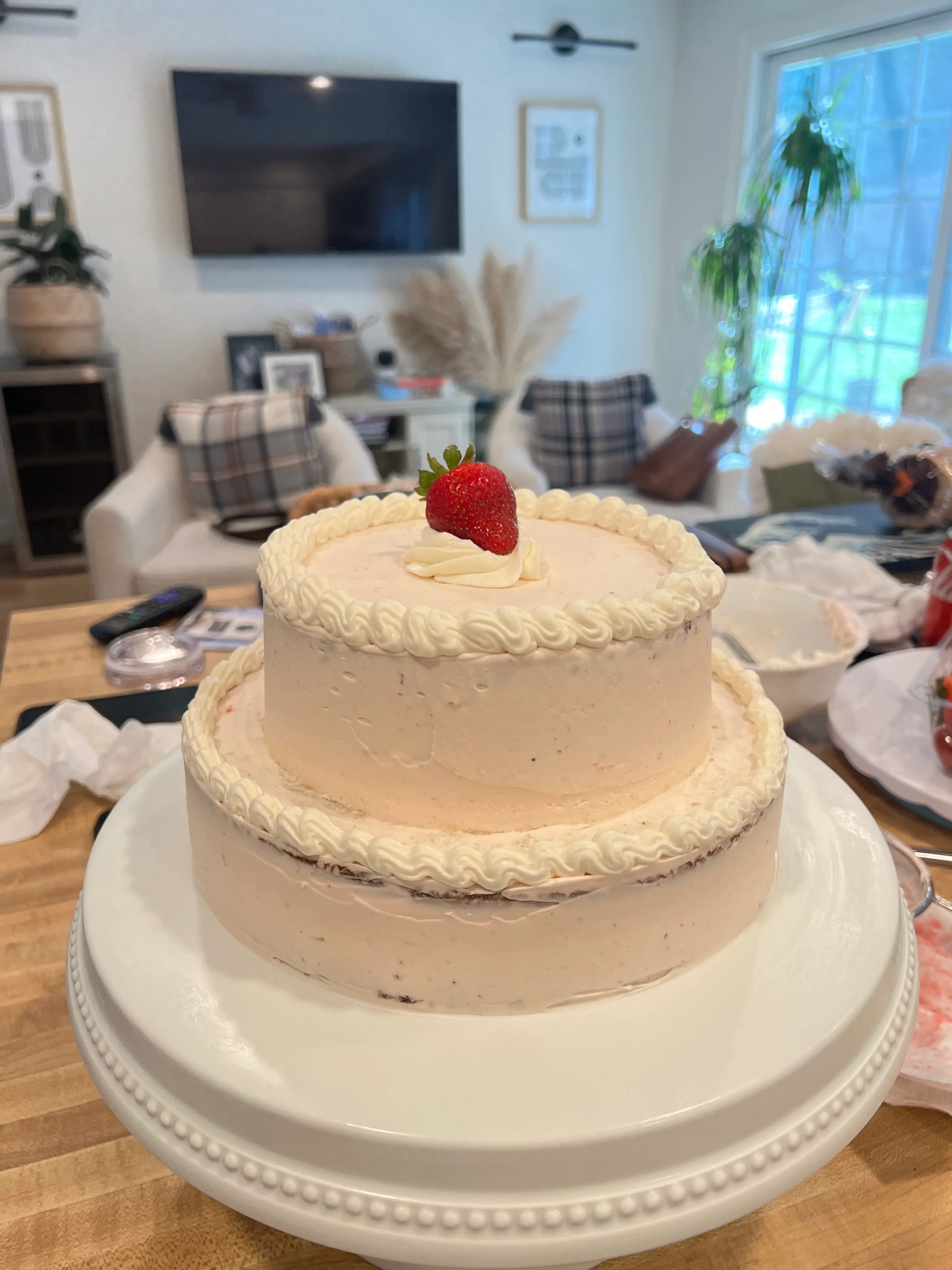 *Unfinished* Strawberry Perfection Cake