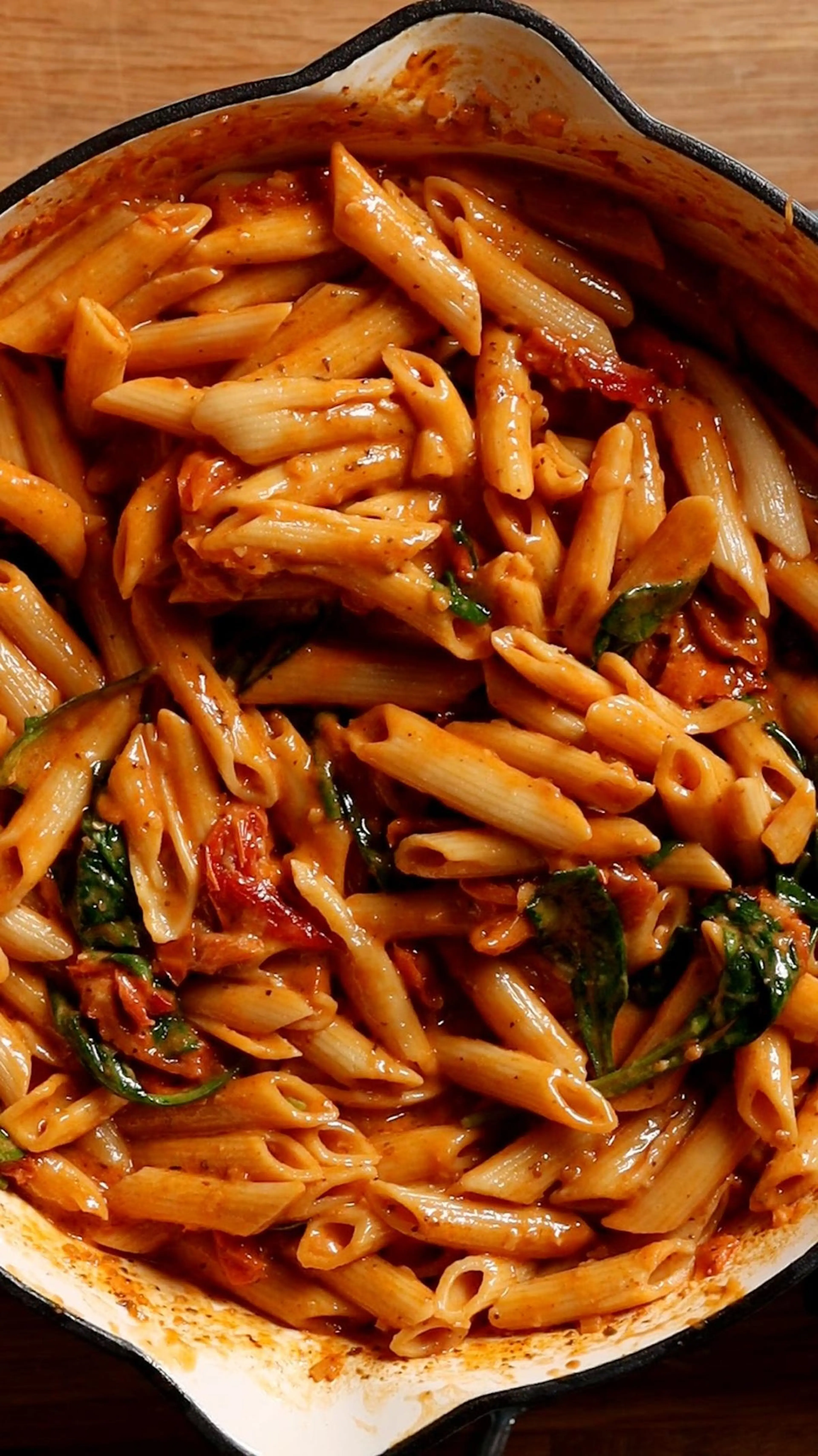 One-Pot Creamy Tuscan Pasta Recipe by Tasty