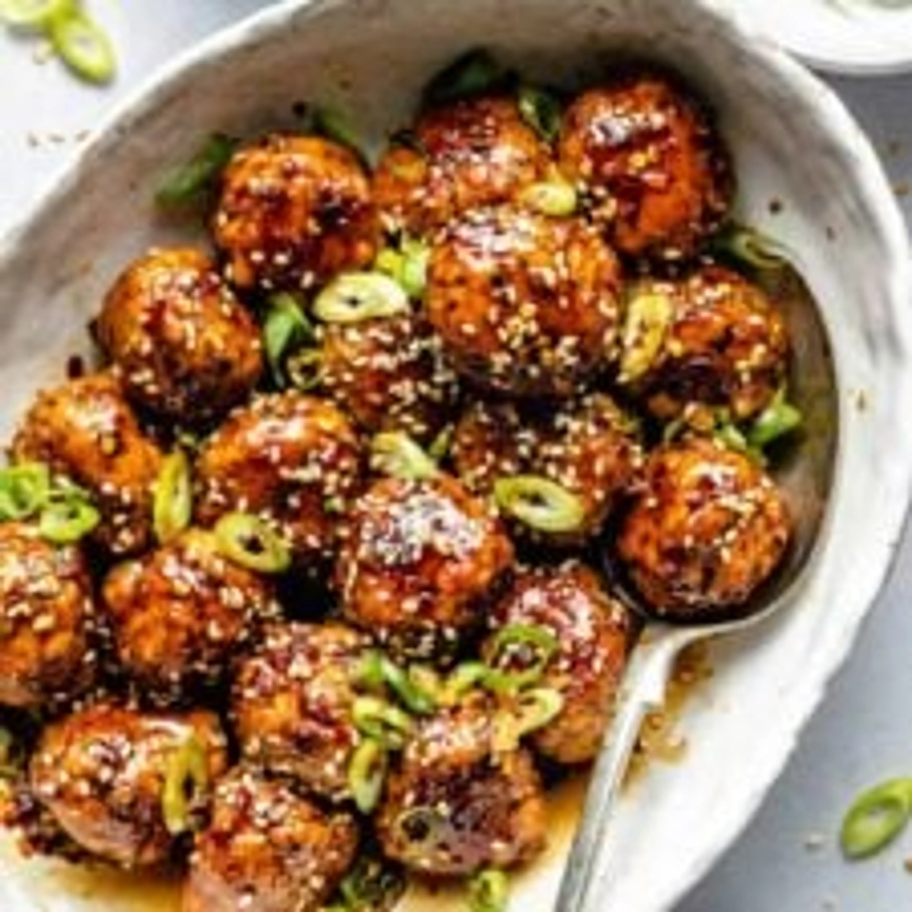 Sweet and Sticky Pork Meatballs