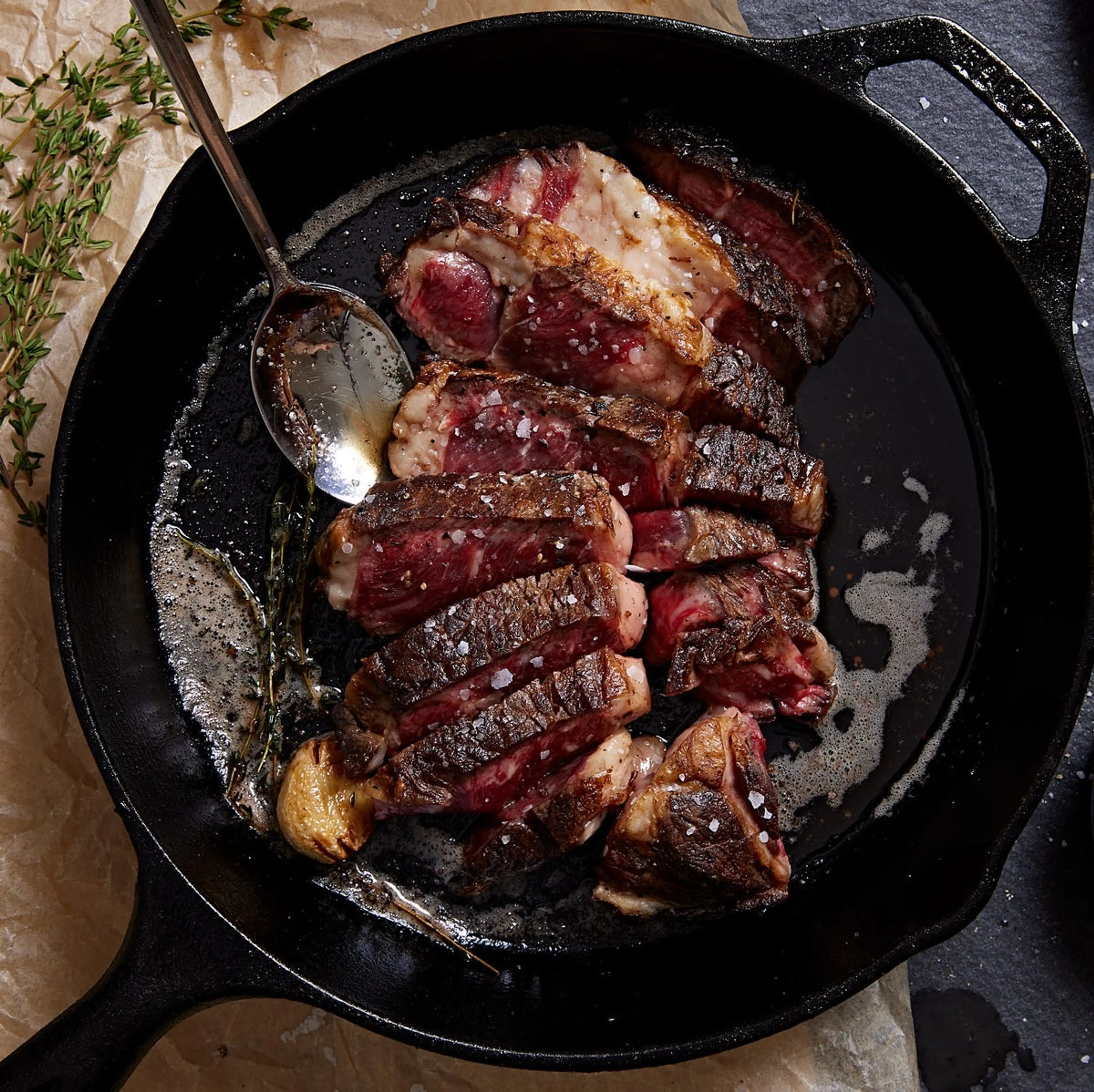 Cast-Iron Skillet Steak