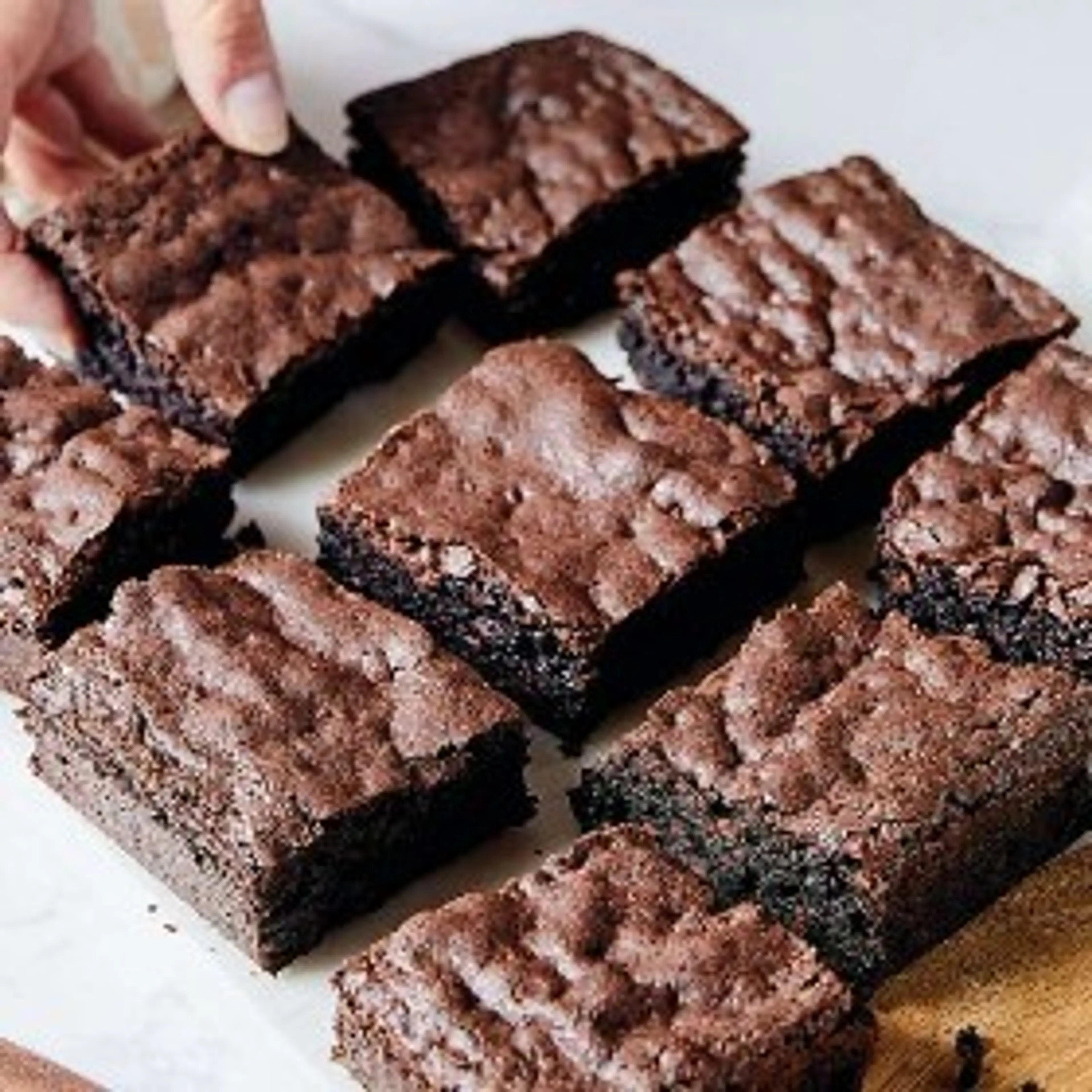 Deep-Dark Fudgy Brownies