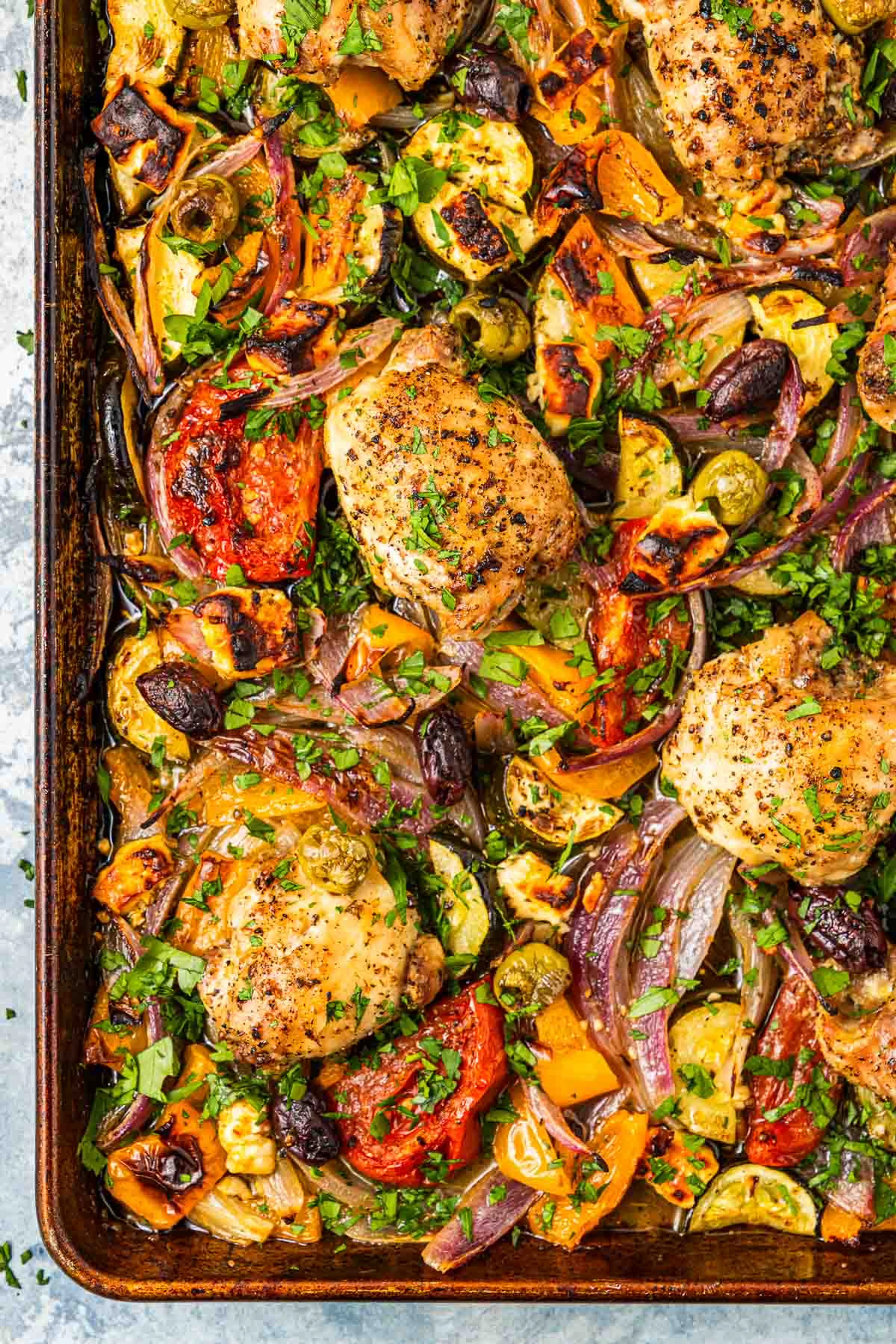 Greek Sheet-Pan Chicken