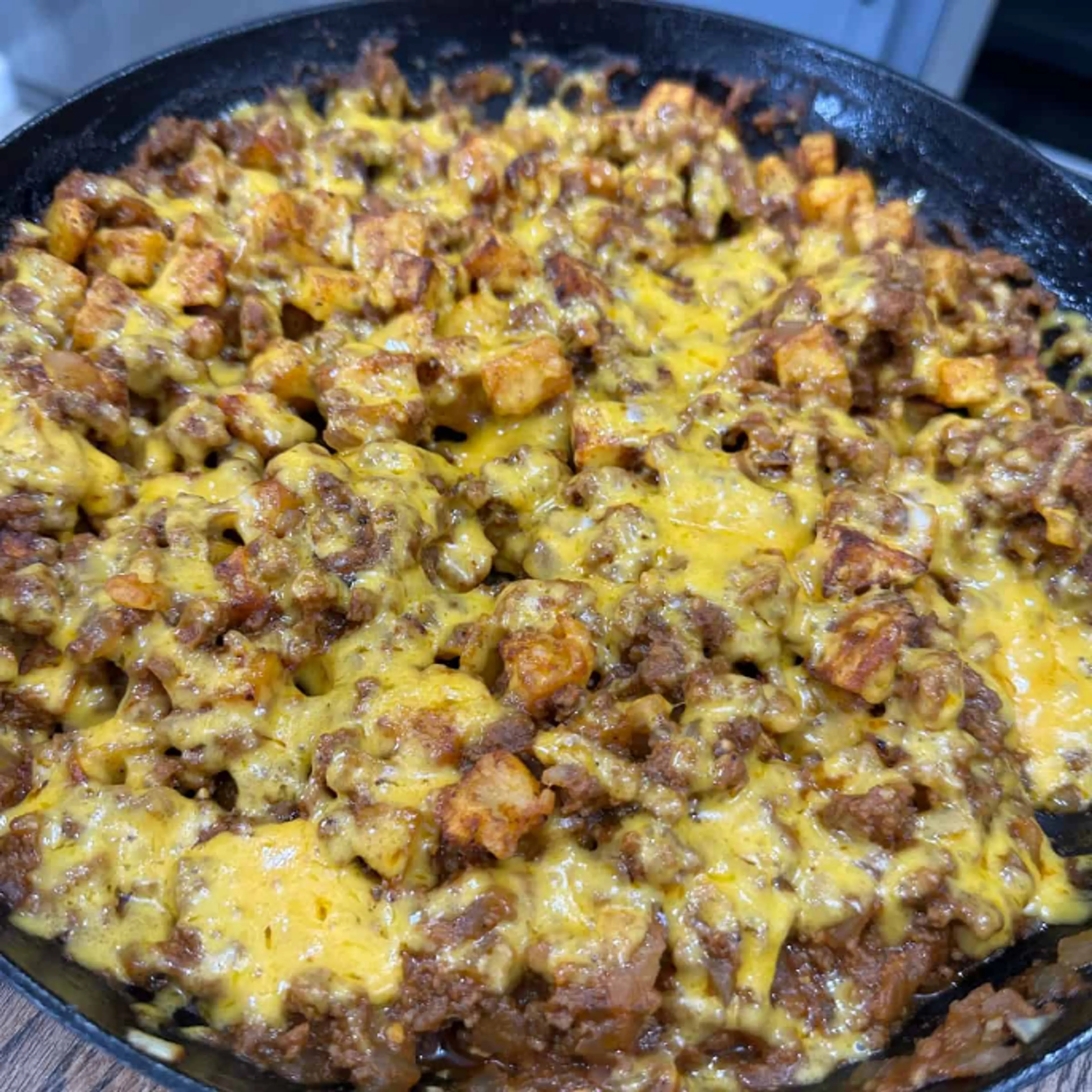 Sloppy Joe Potato Skillet