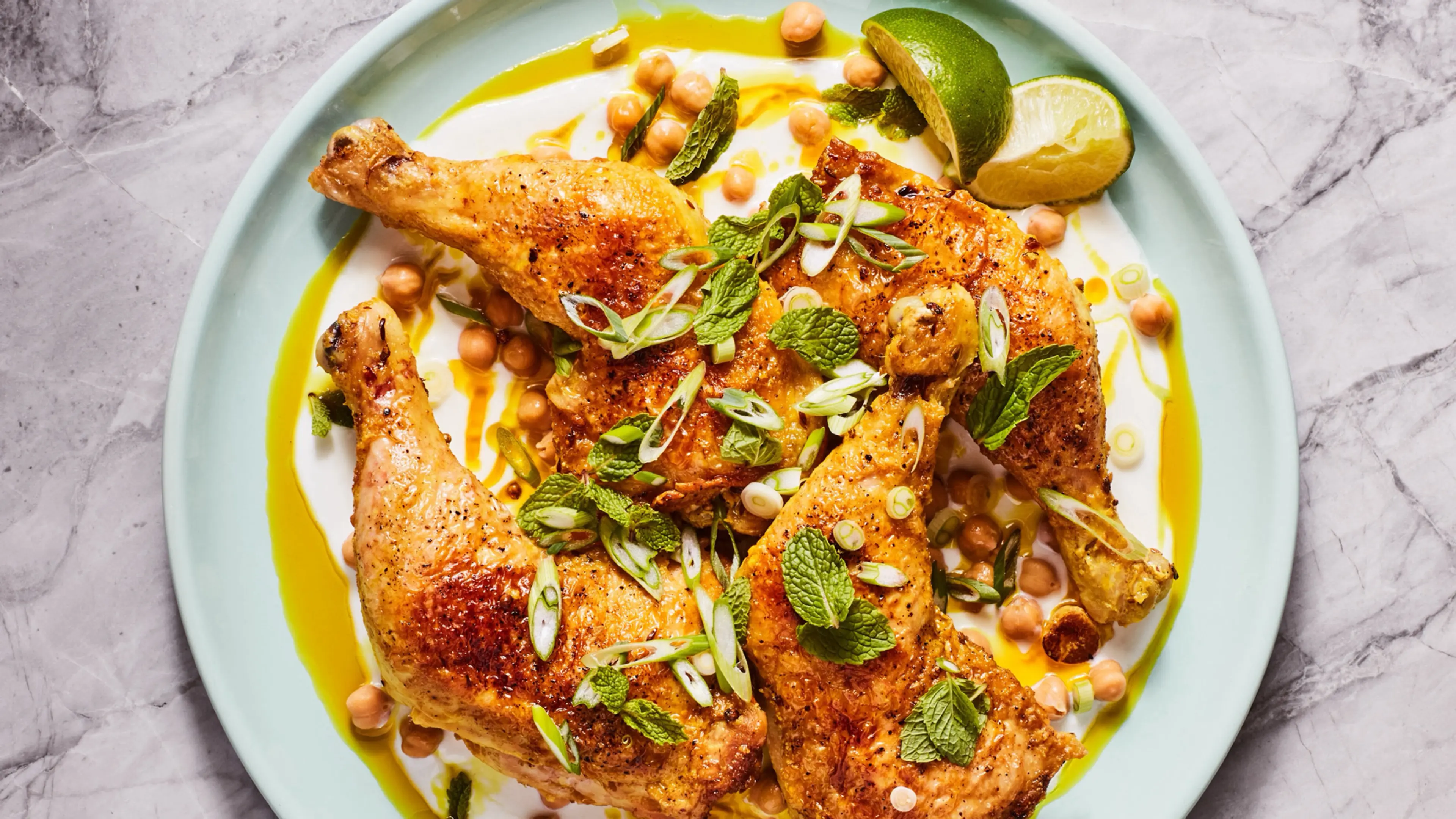 Yogurt-Braised Chicken Legs With Garlic and Ginger