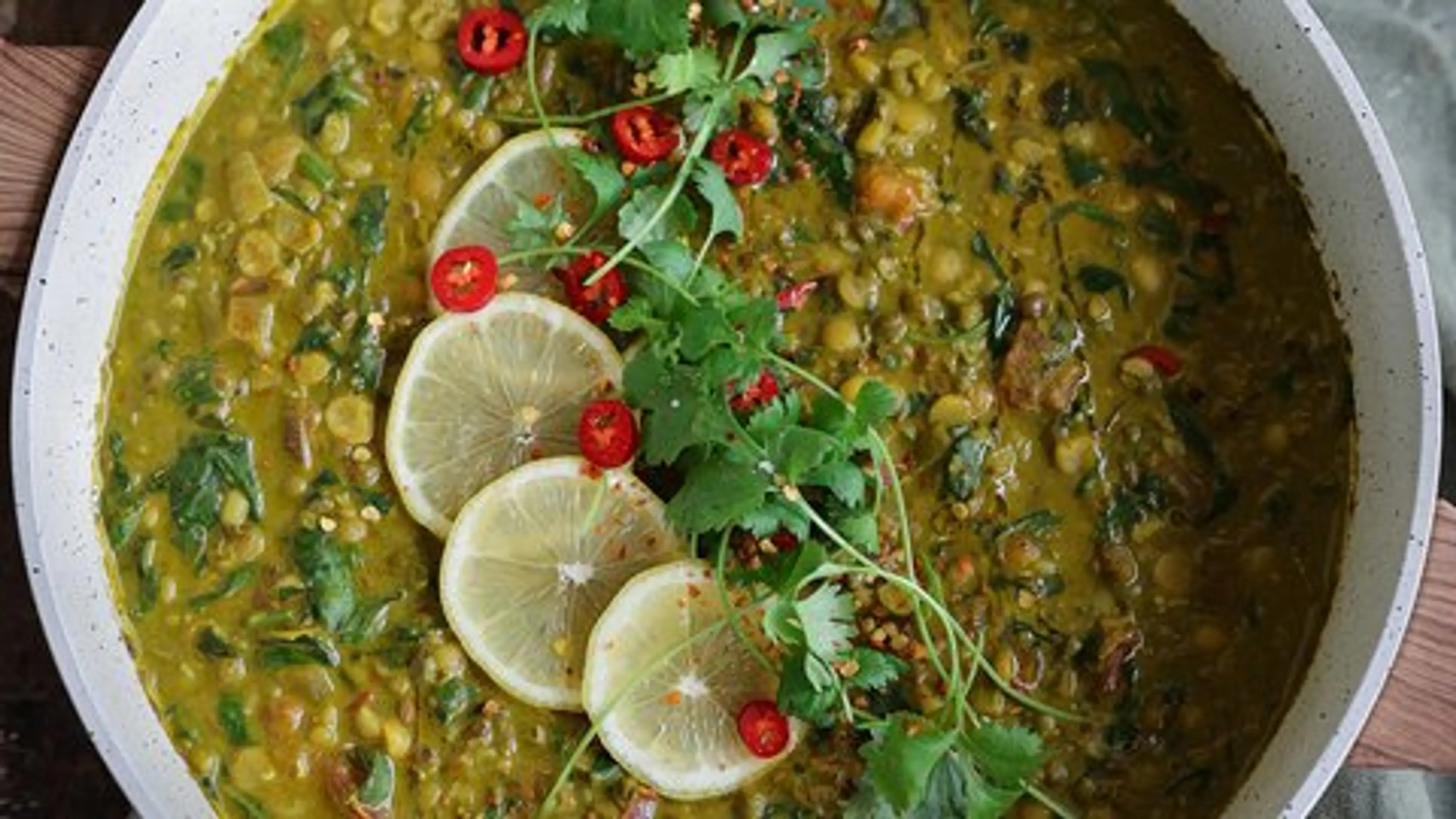 Green Spinach Coconut Curry