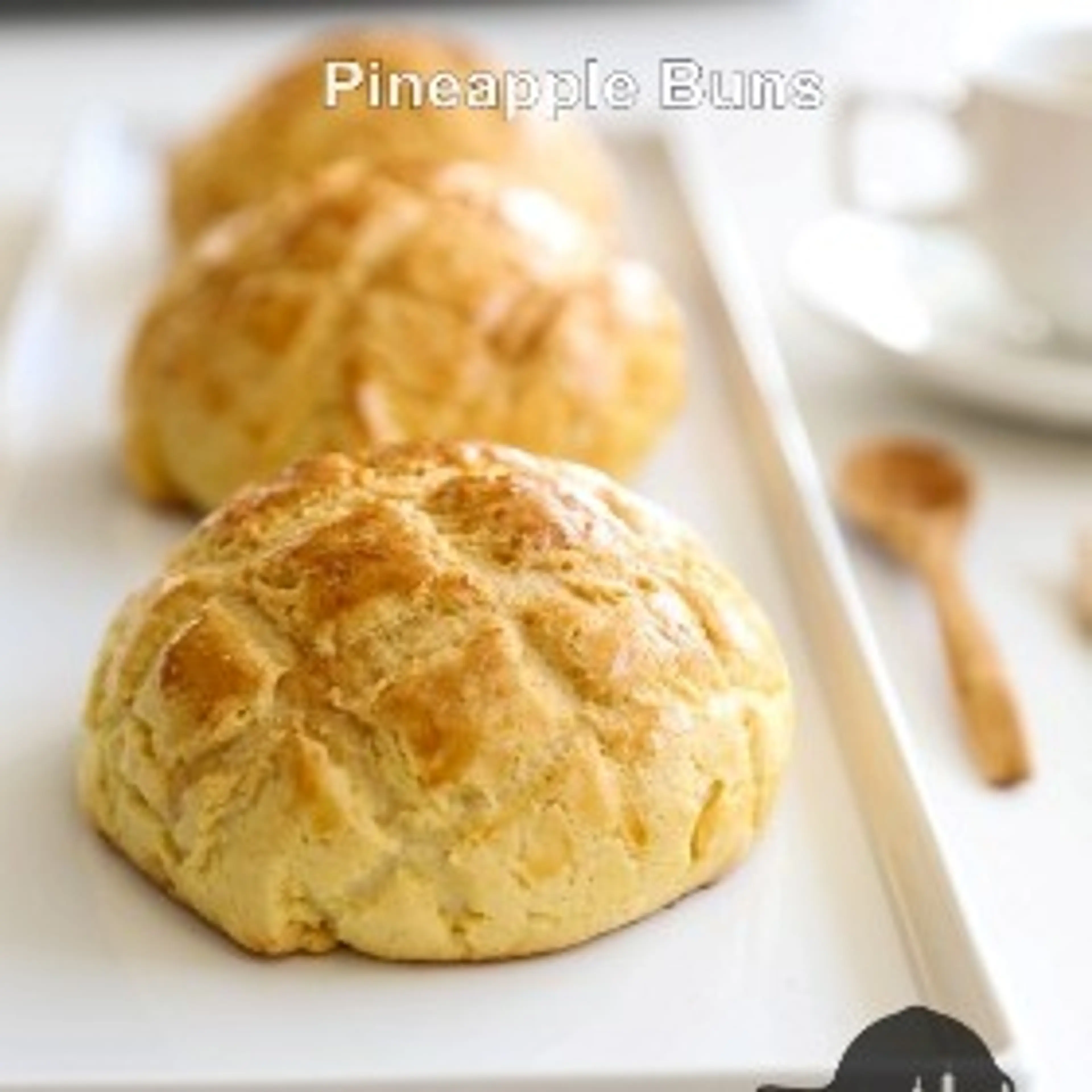 HONG KONG PINEAPPLE BUN RECIPE 港式菠蘿包