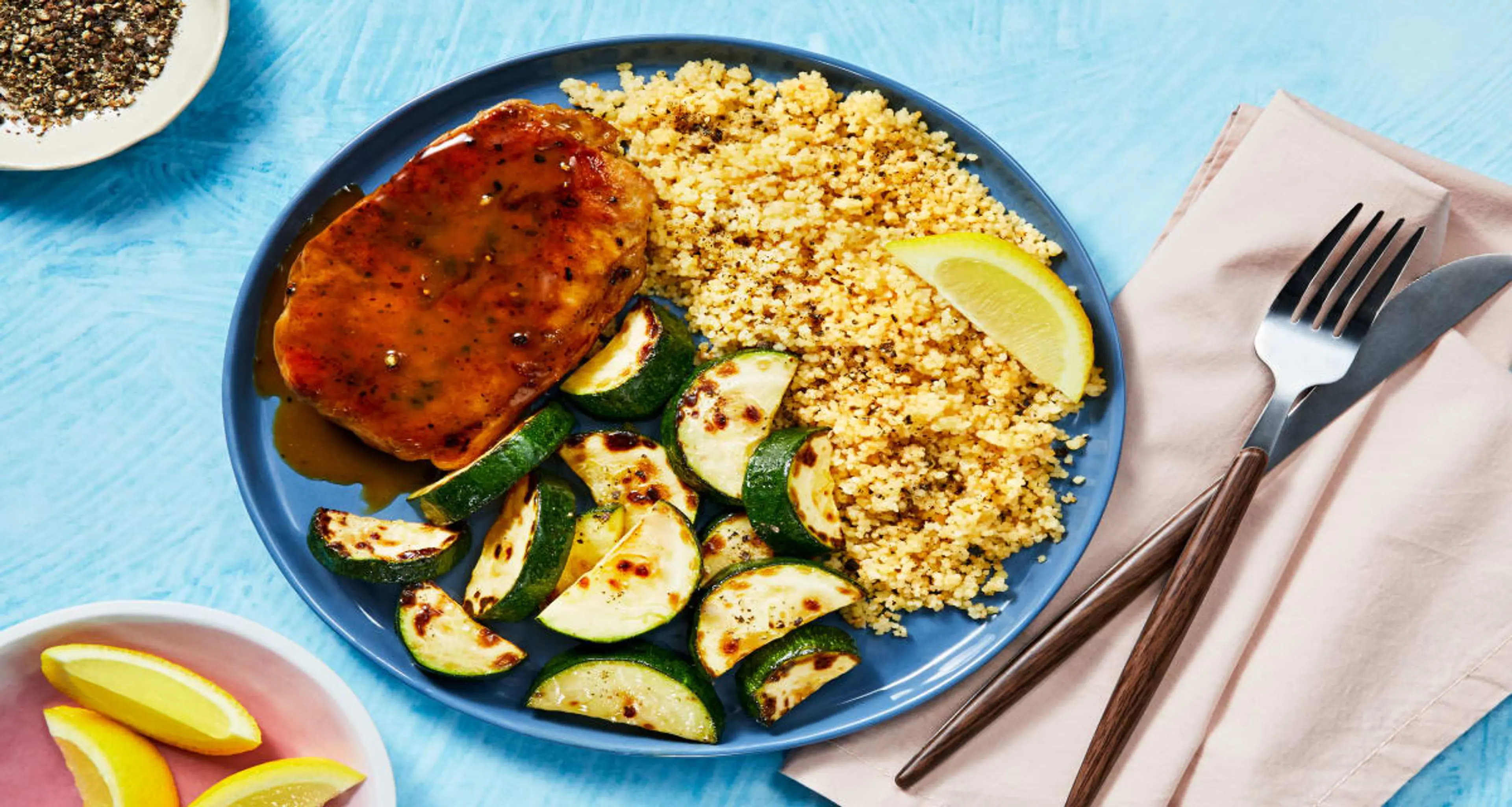 Brown Sugar-Glazed Pork Chops