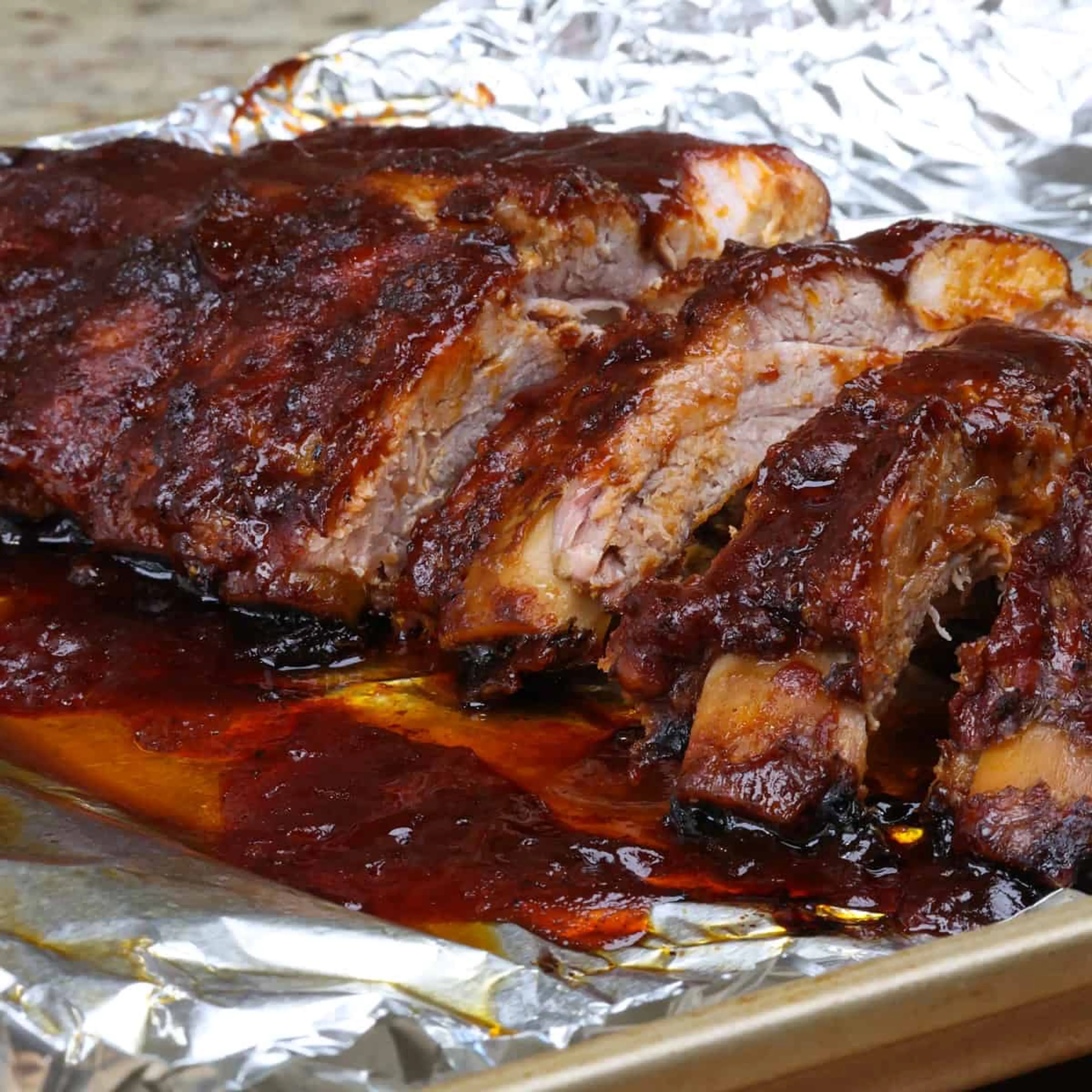 Oven Baked Ribs For One