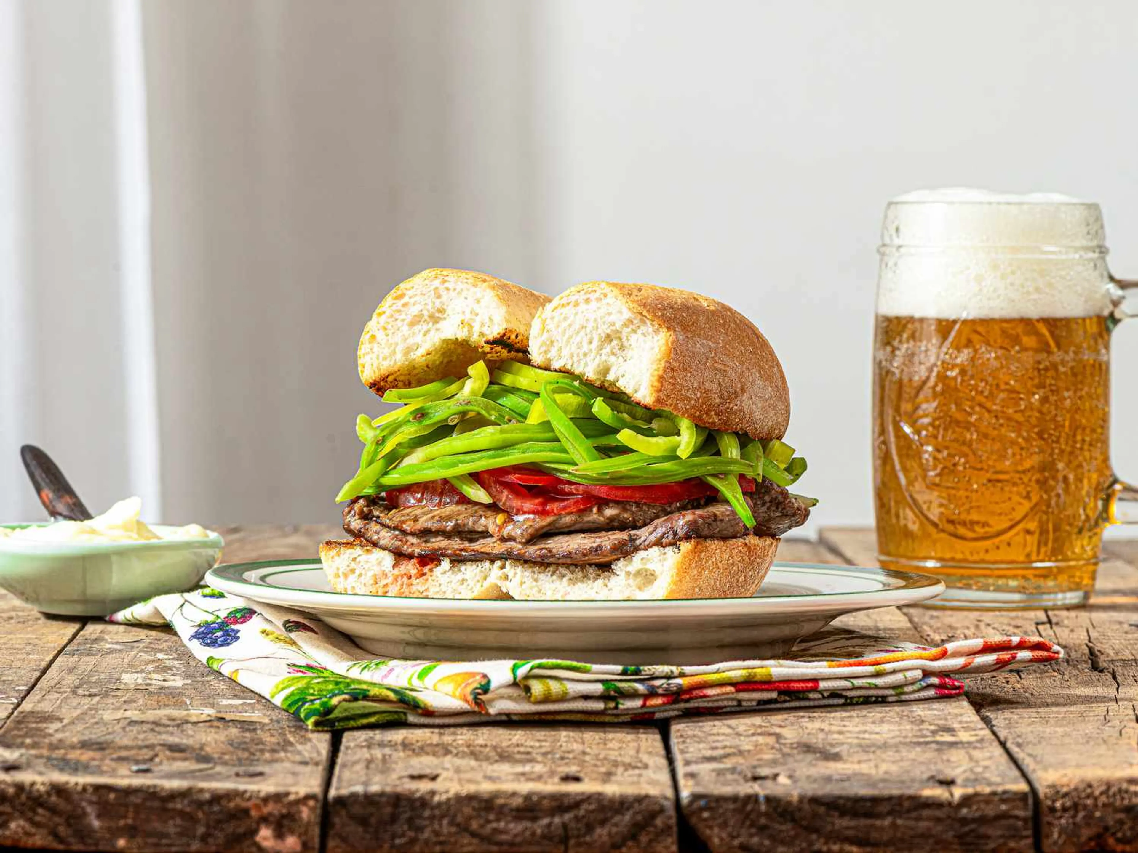 Chacarero Chileno (Chilean Steak and Green Bean Sandwiches)