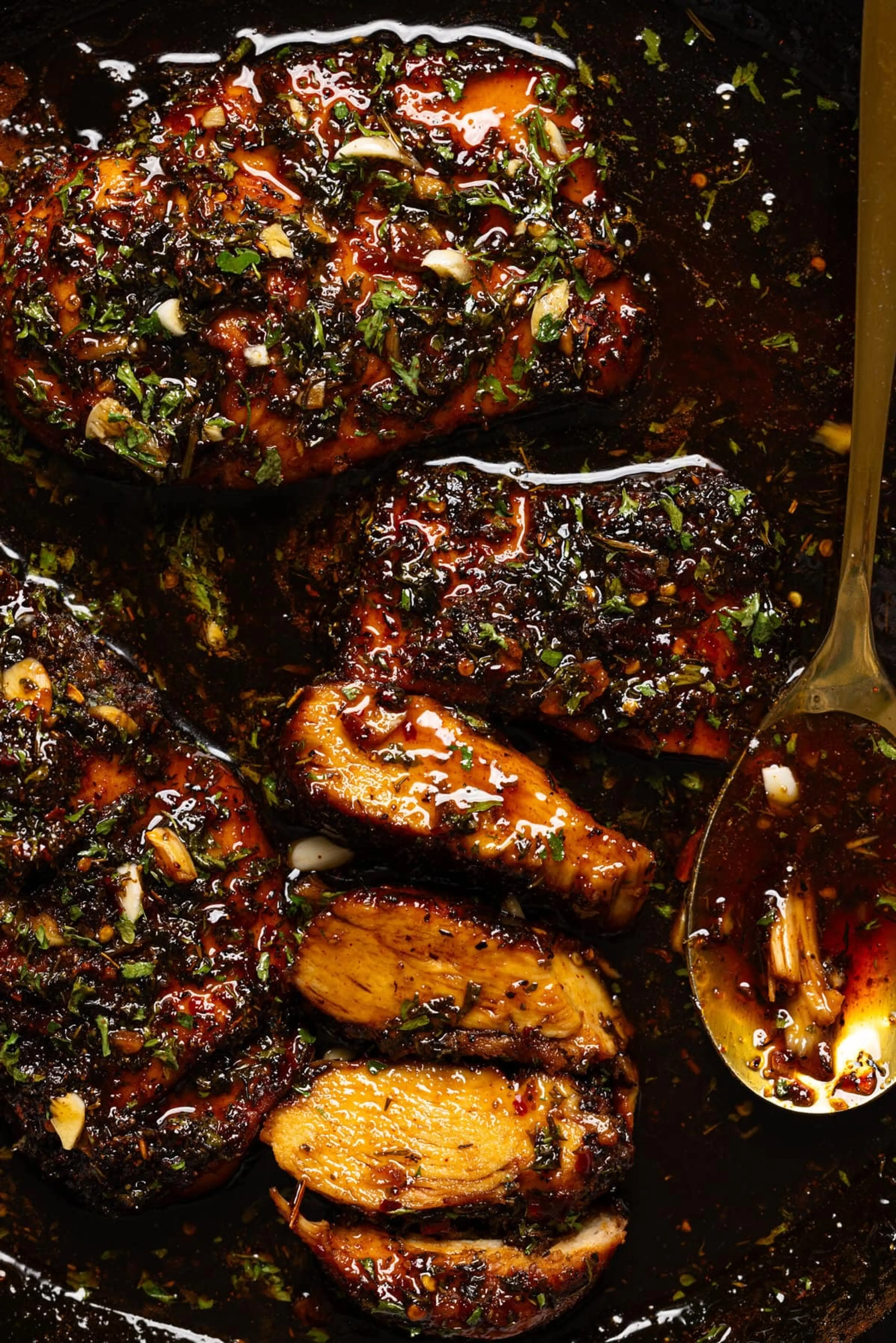 Hot Honey Baked Chicken Breasts