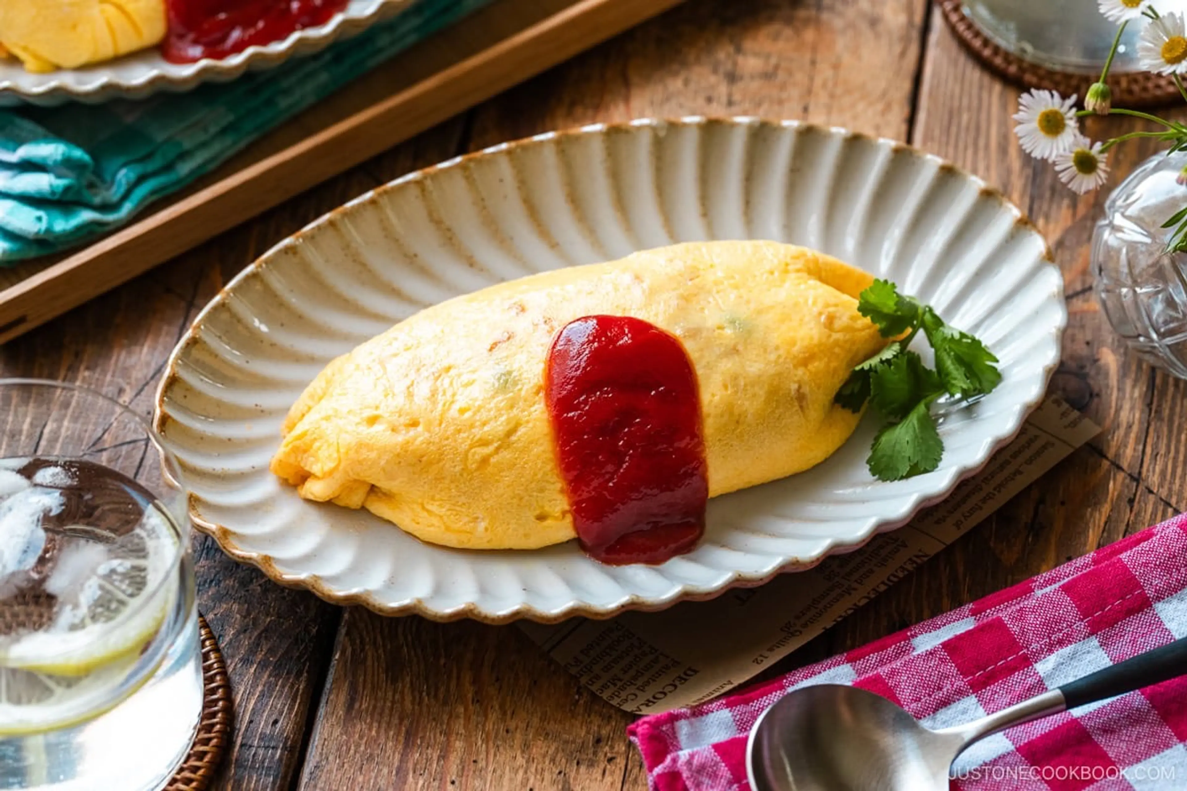 Omurice (Japanese Omelette Rice)