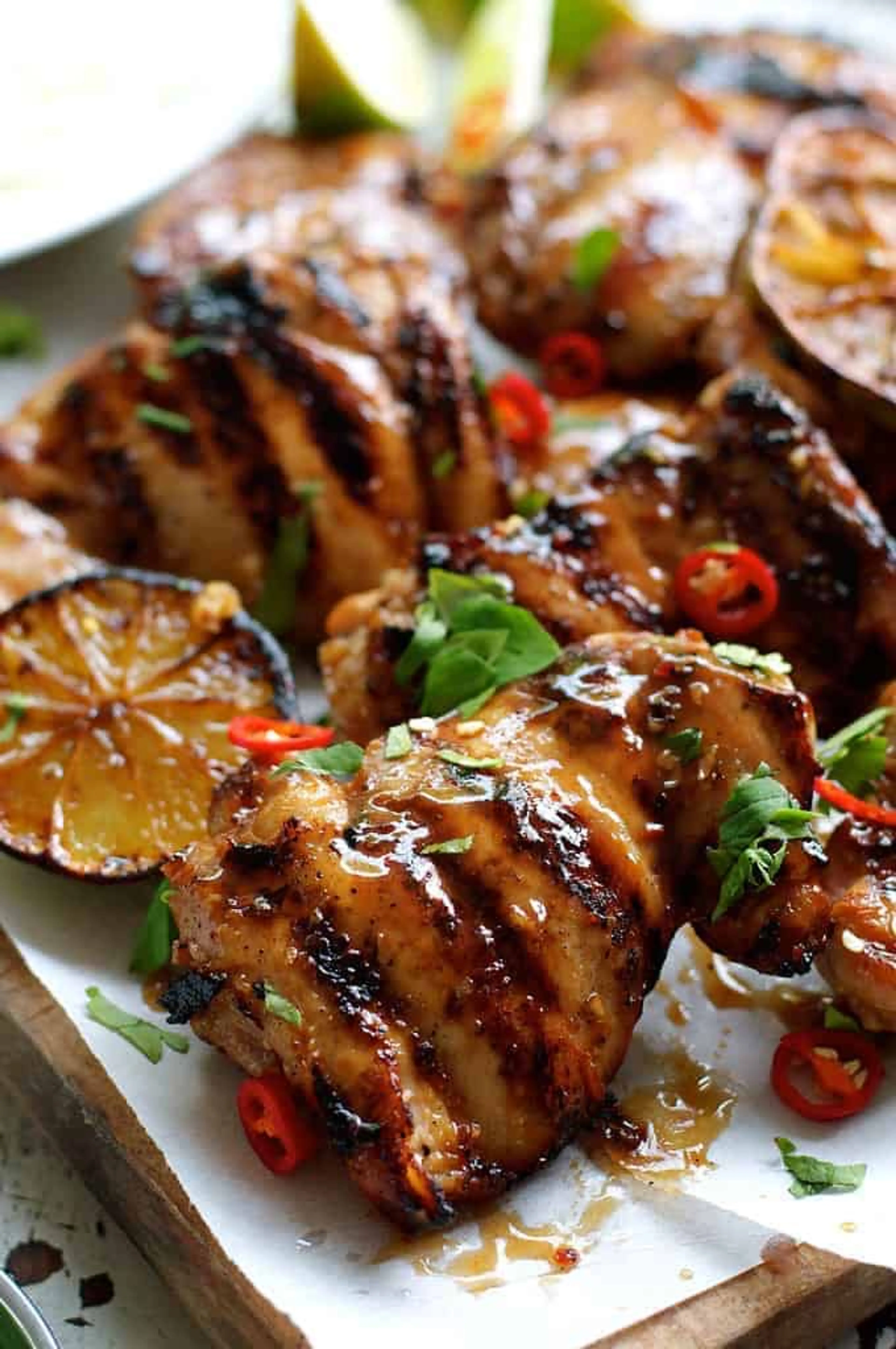 Thai Grilled Chicken Thighs (Gai Yang)