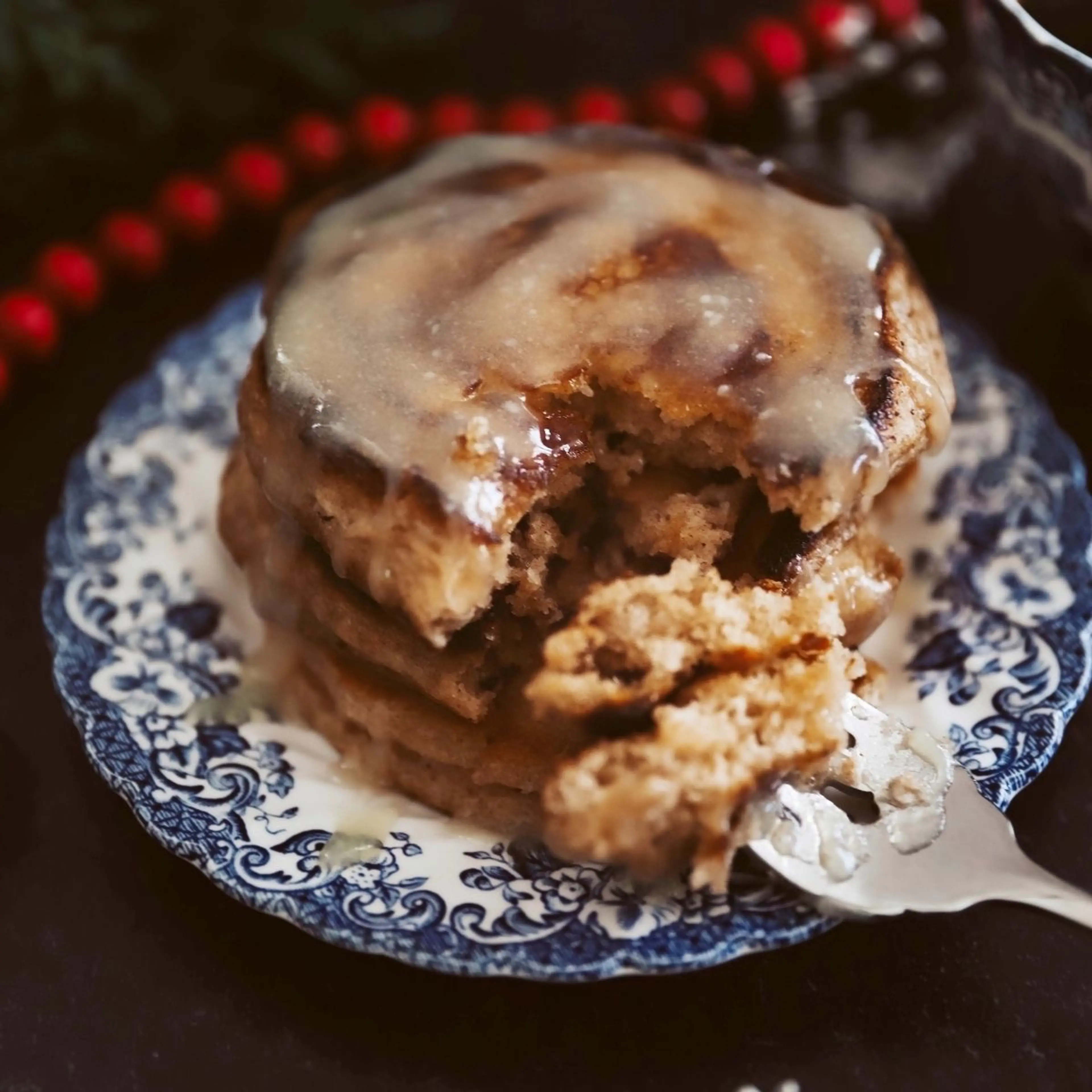 Christmas Cinnamon Pancakes