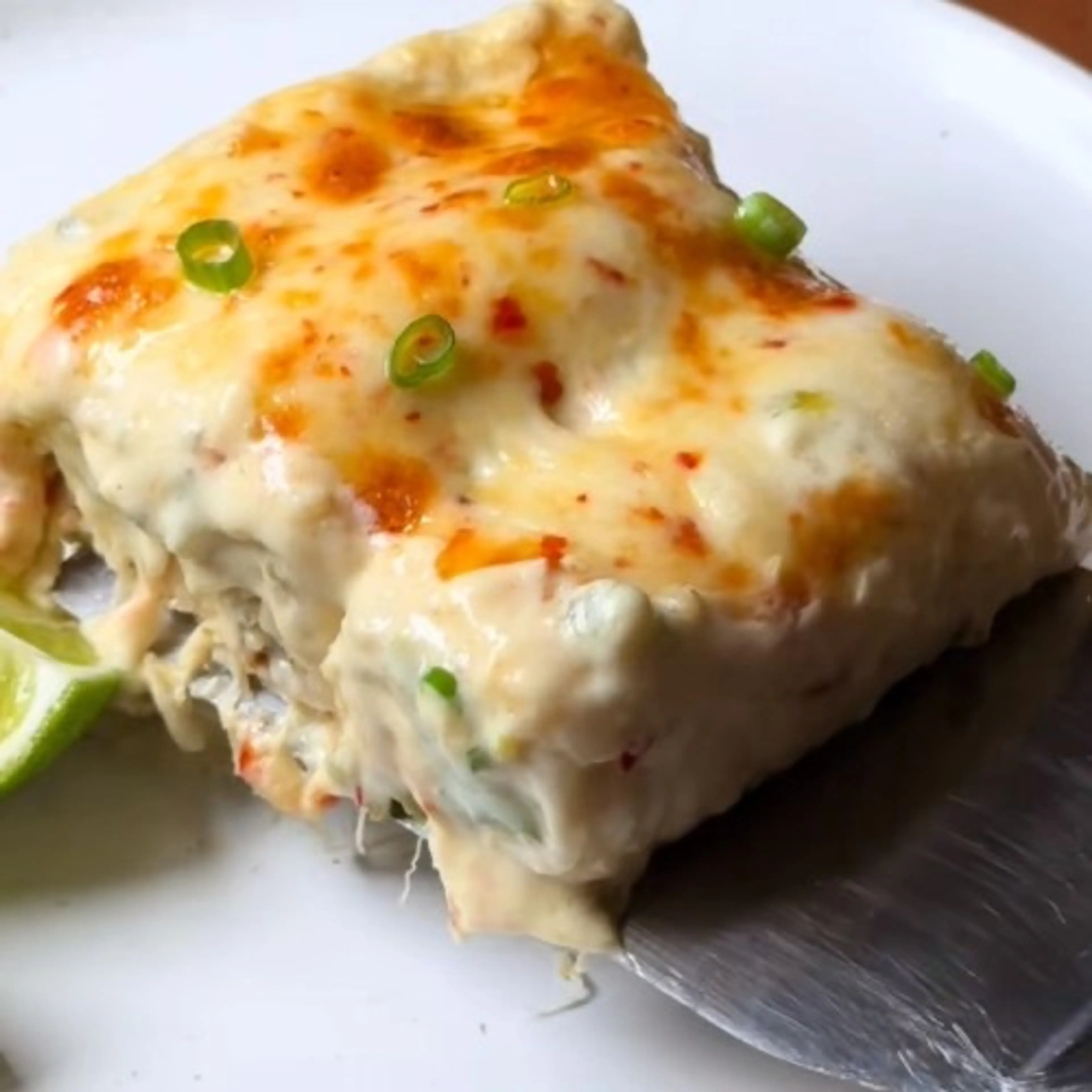 White Chicken Enchiladas