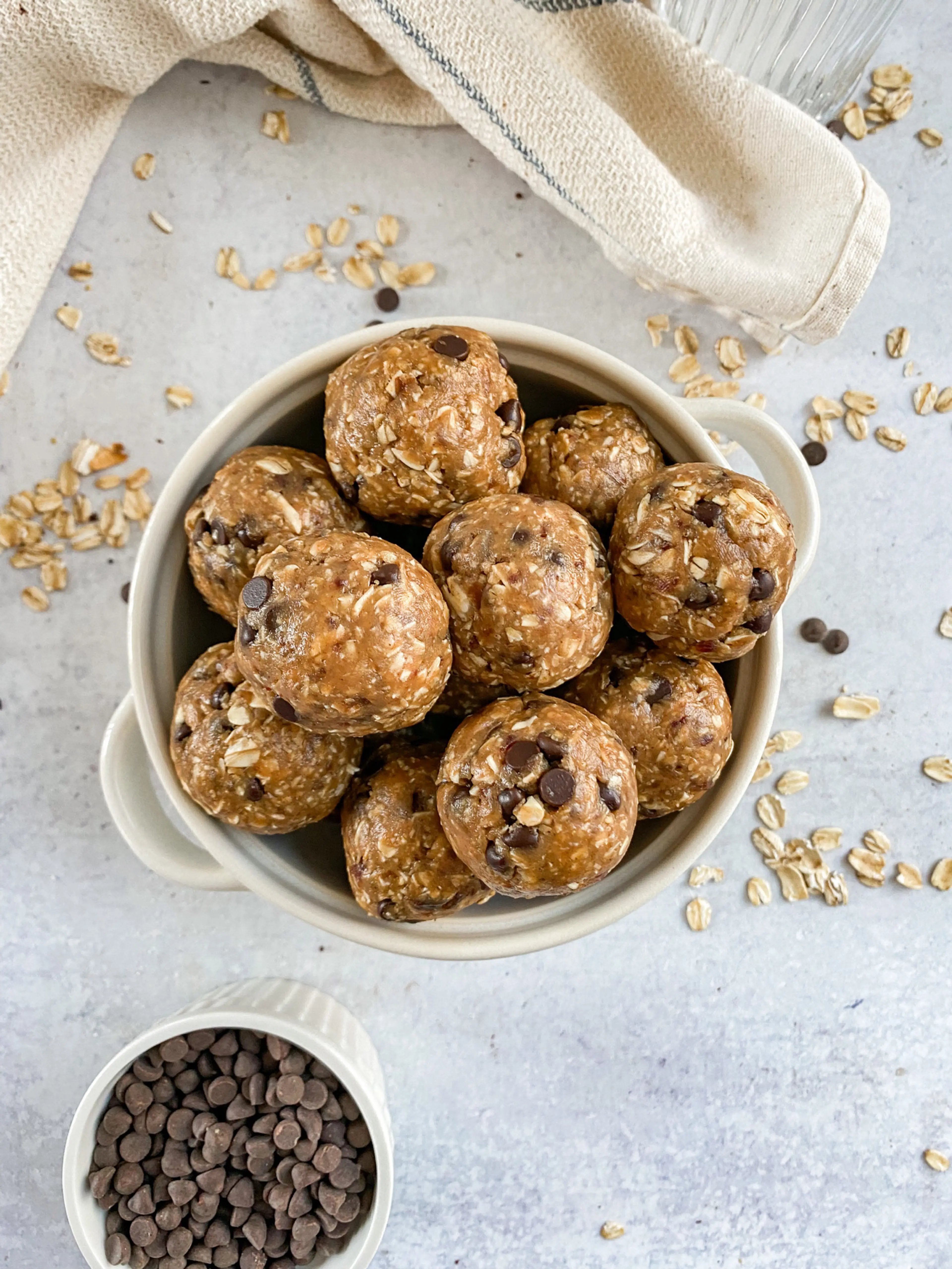 Oatmeal Cookie Dough Balls