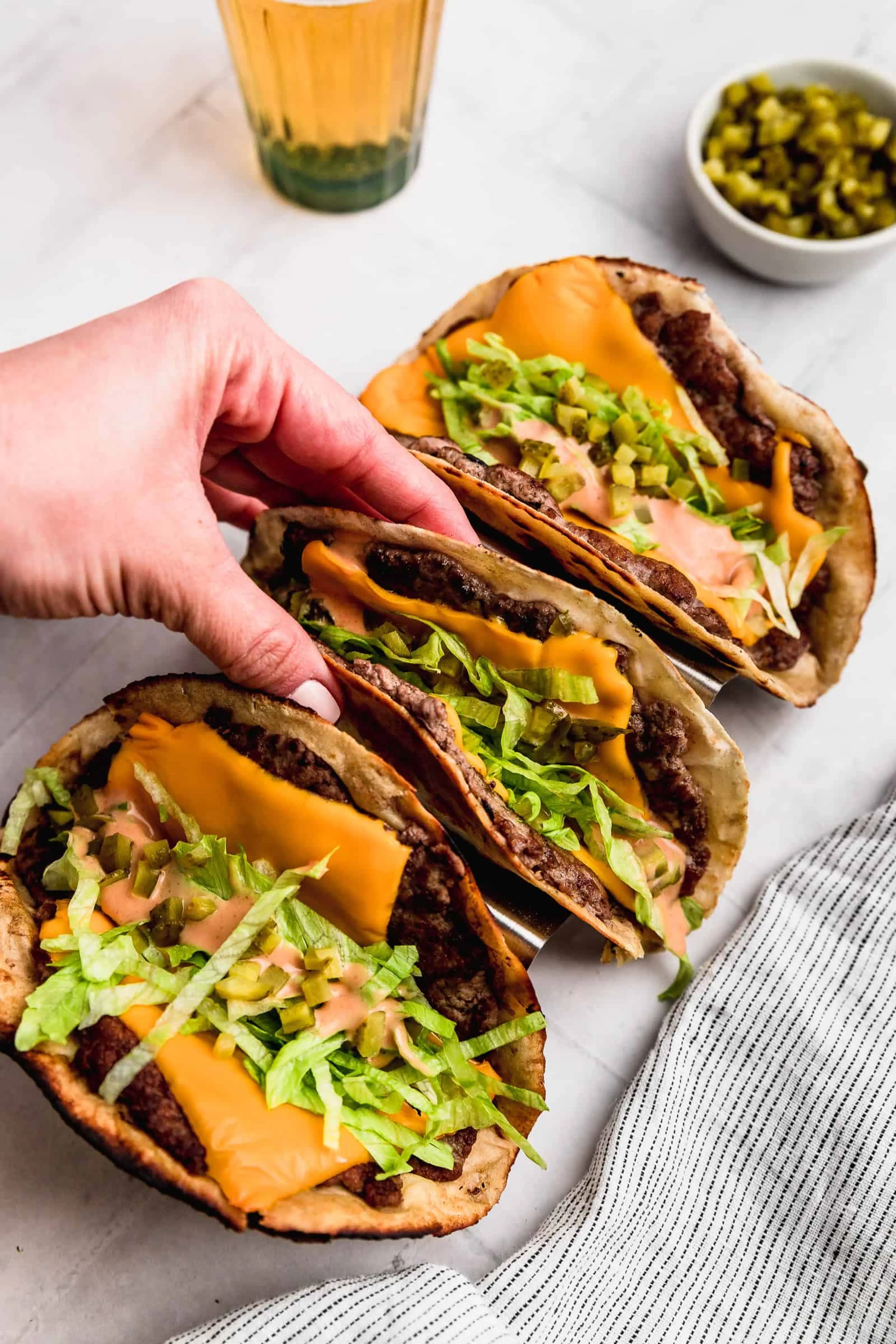 Big Mac Tacos (Smash Burger Tacos)