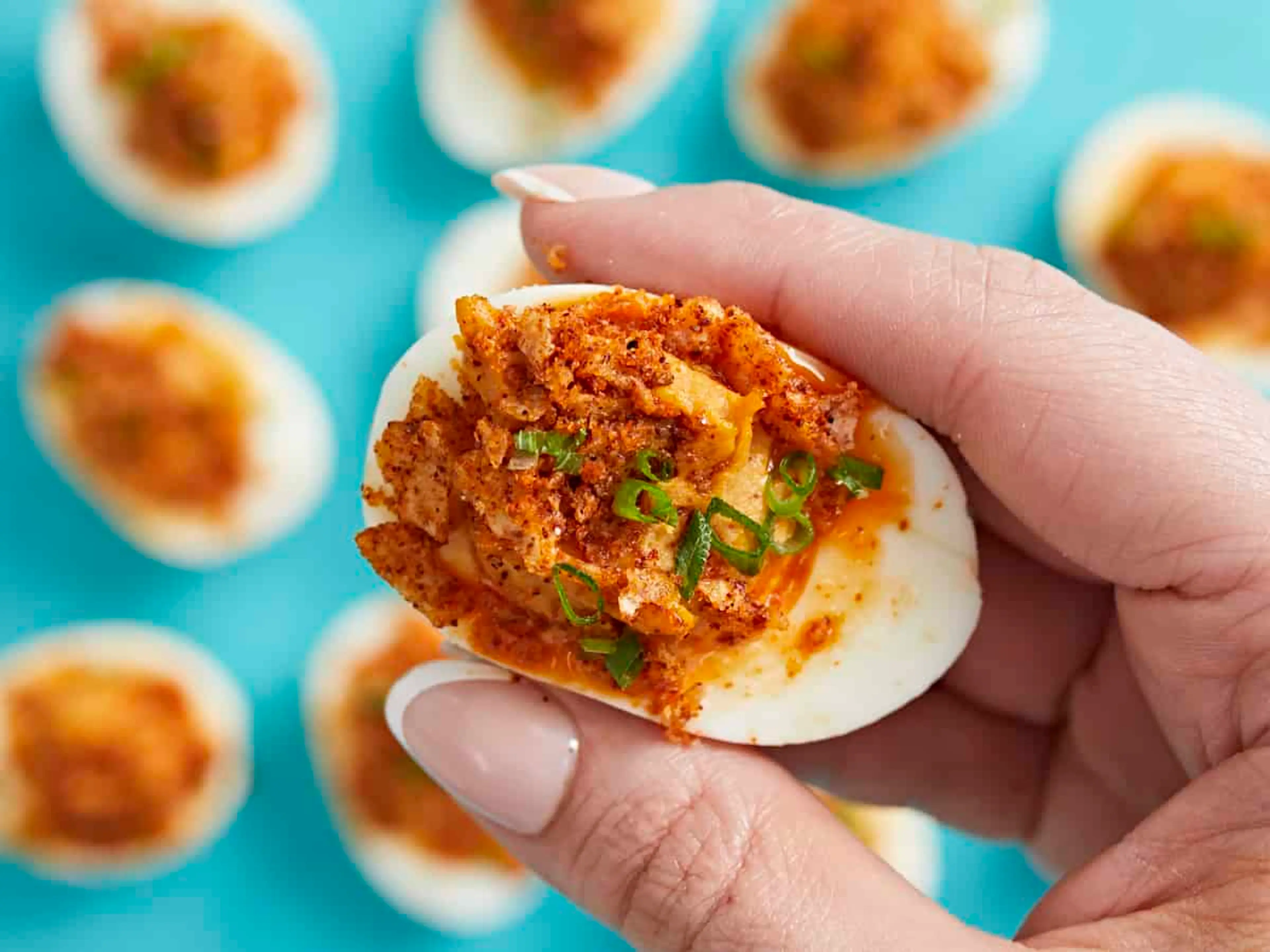 Nashville Hot Deviled Eggs