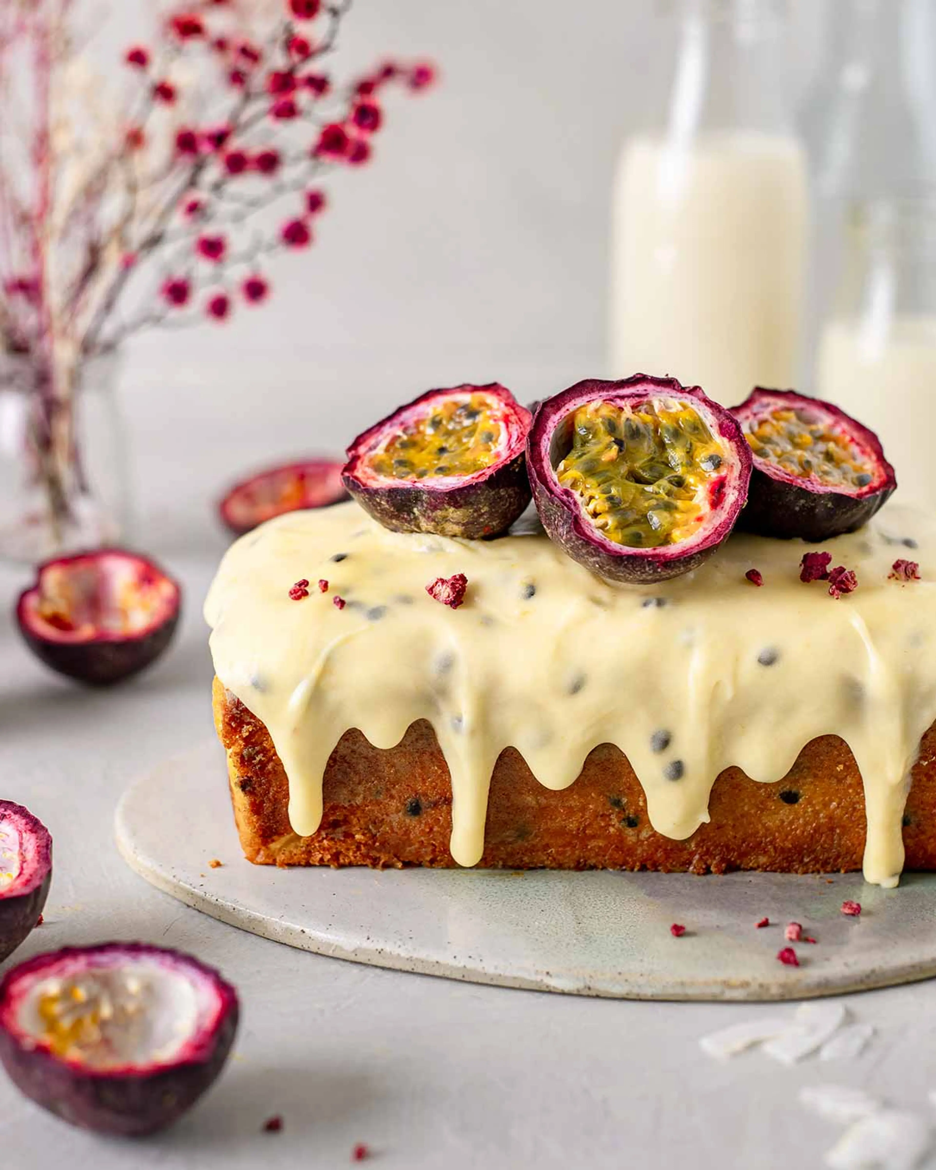 Vegan Passionfruit Cake