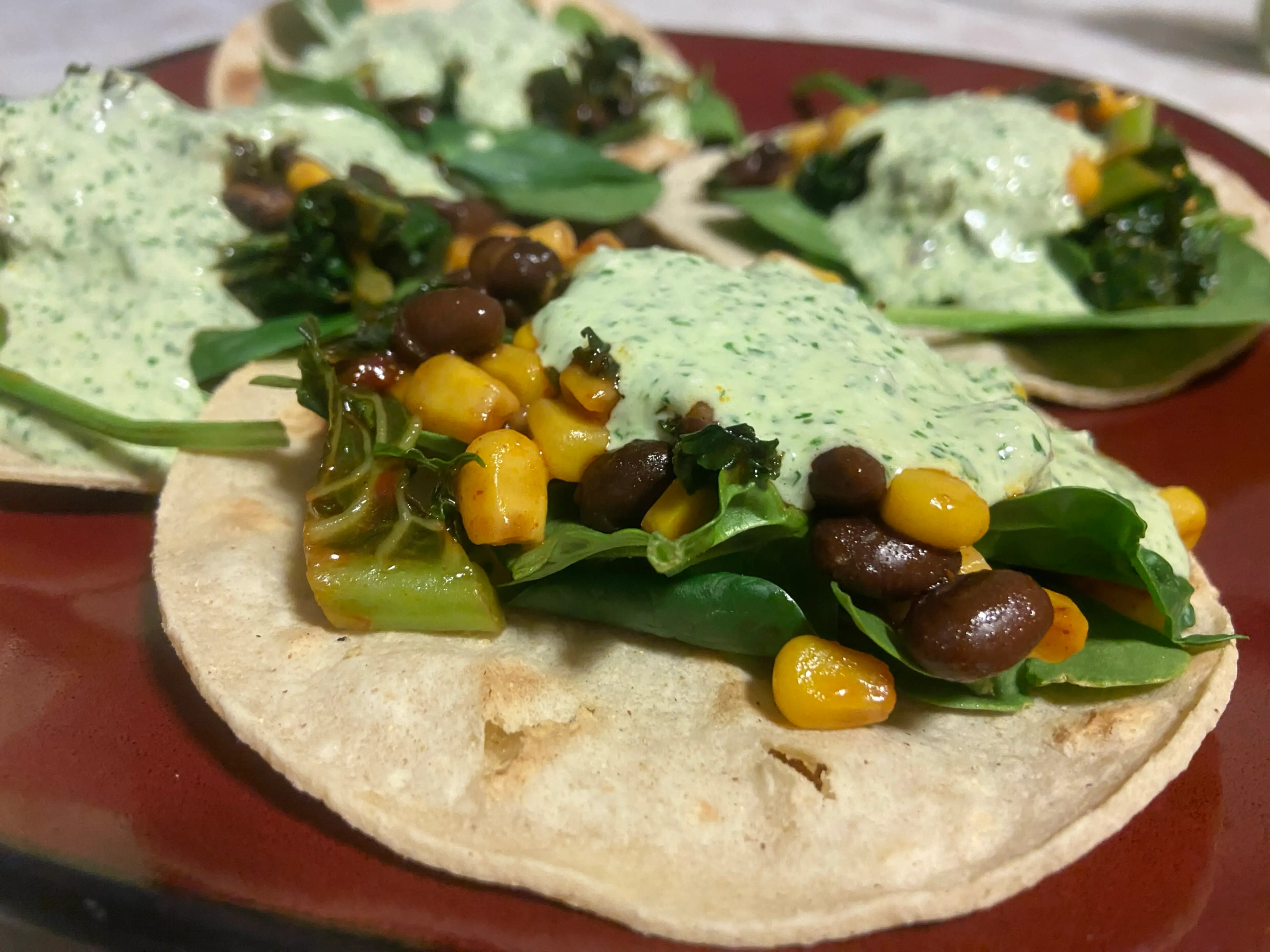 Smoky Beans and Greens Tacos