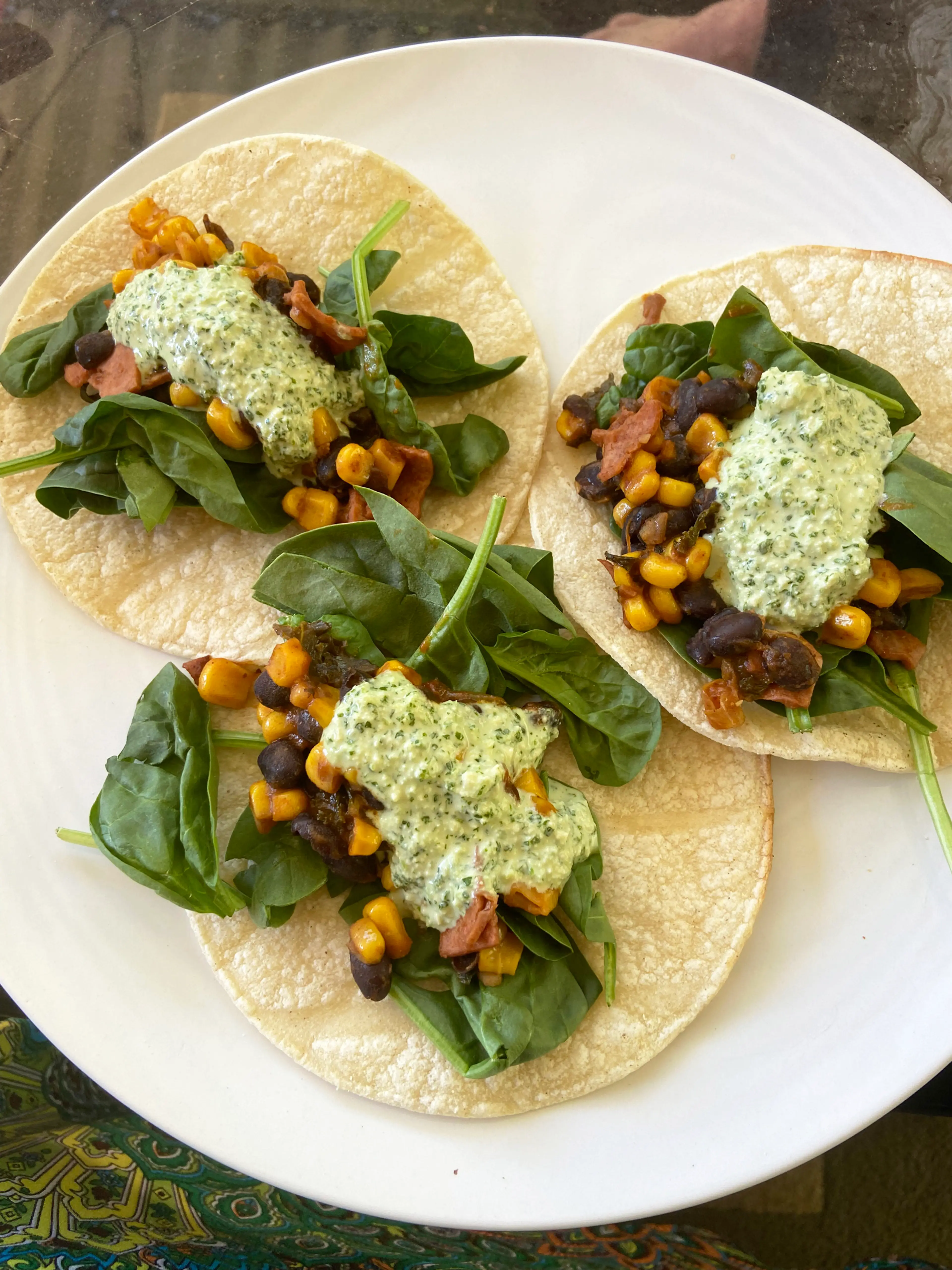 Smoky Beans and Greens Tacos