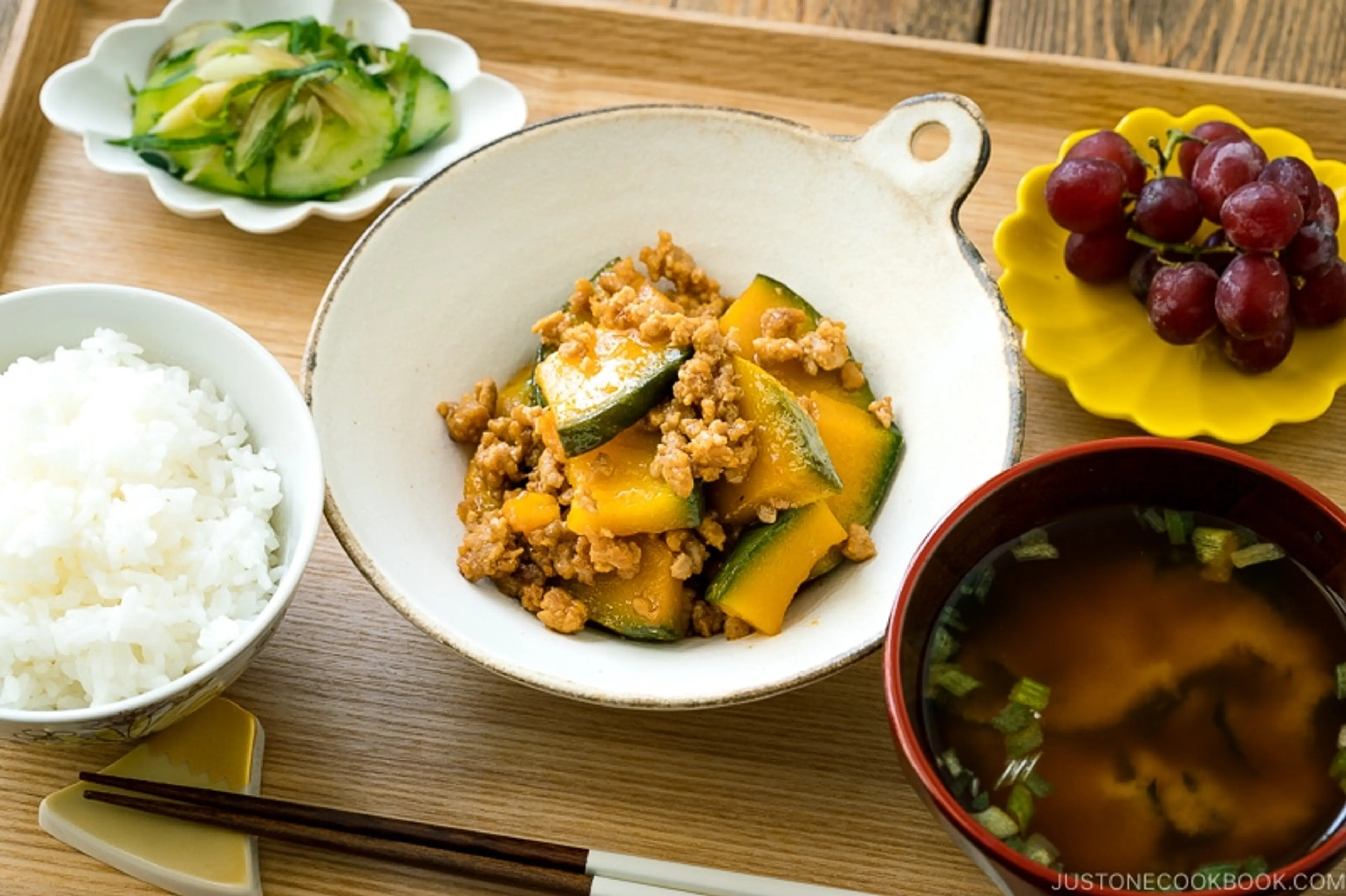 Kabocha Pork Stir-Fry