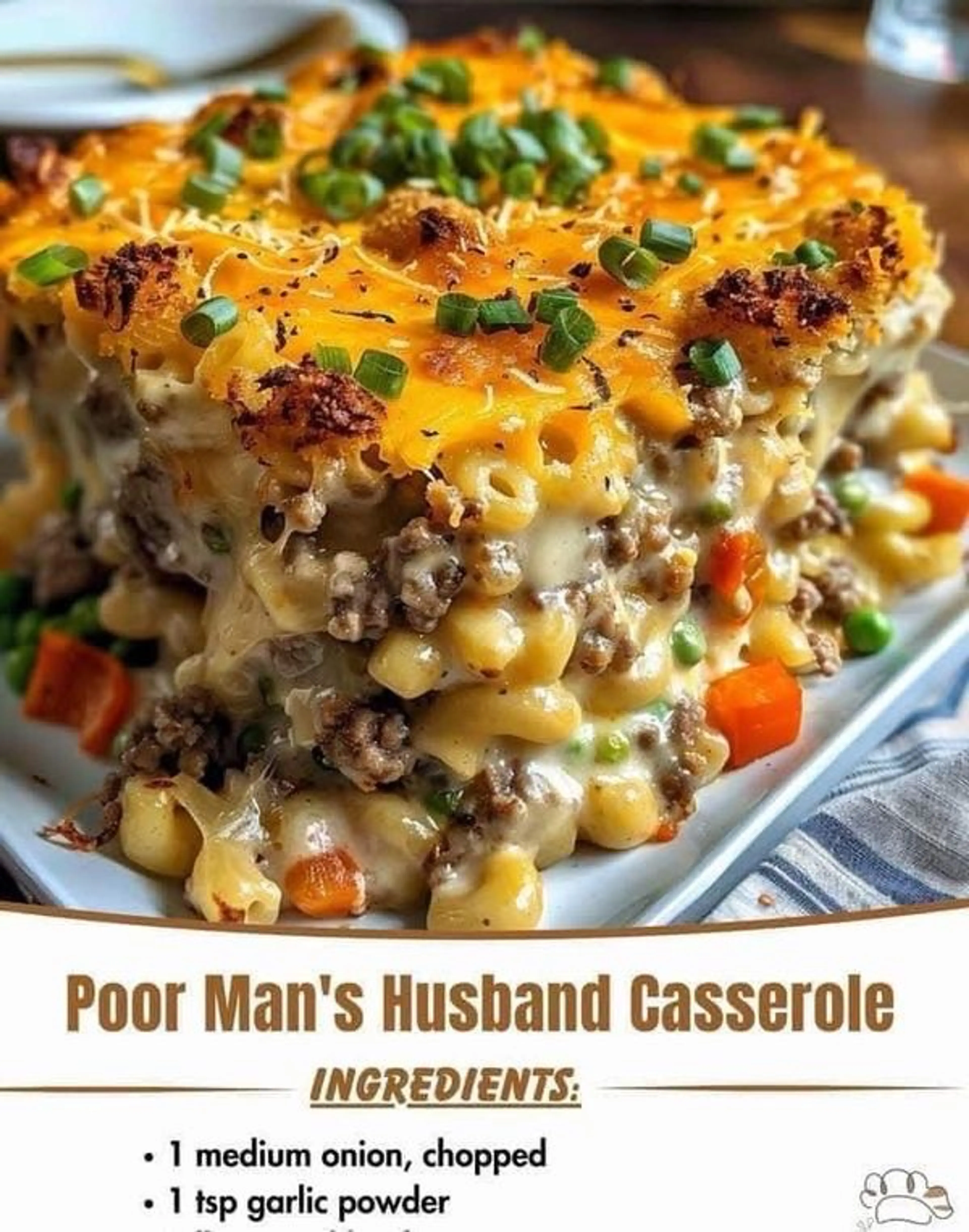 Poor Man's Husband Casserole