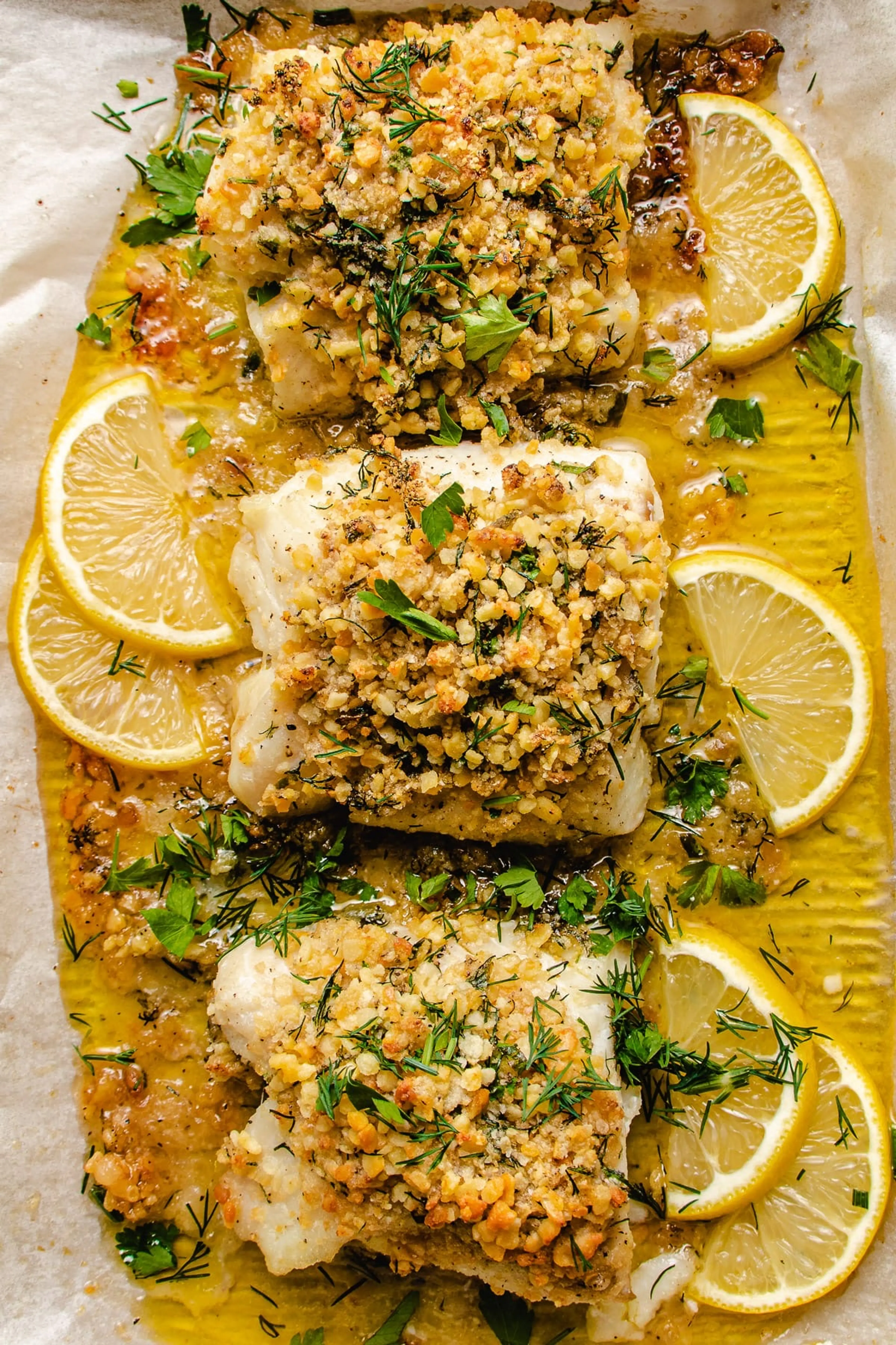 Baked cod with panko recipe