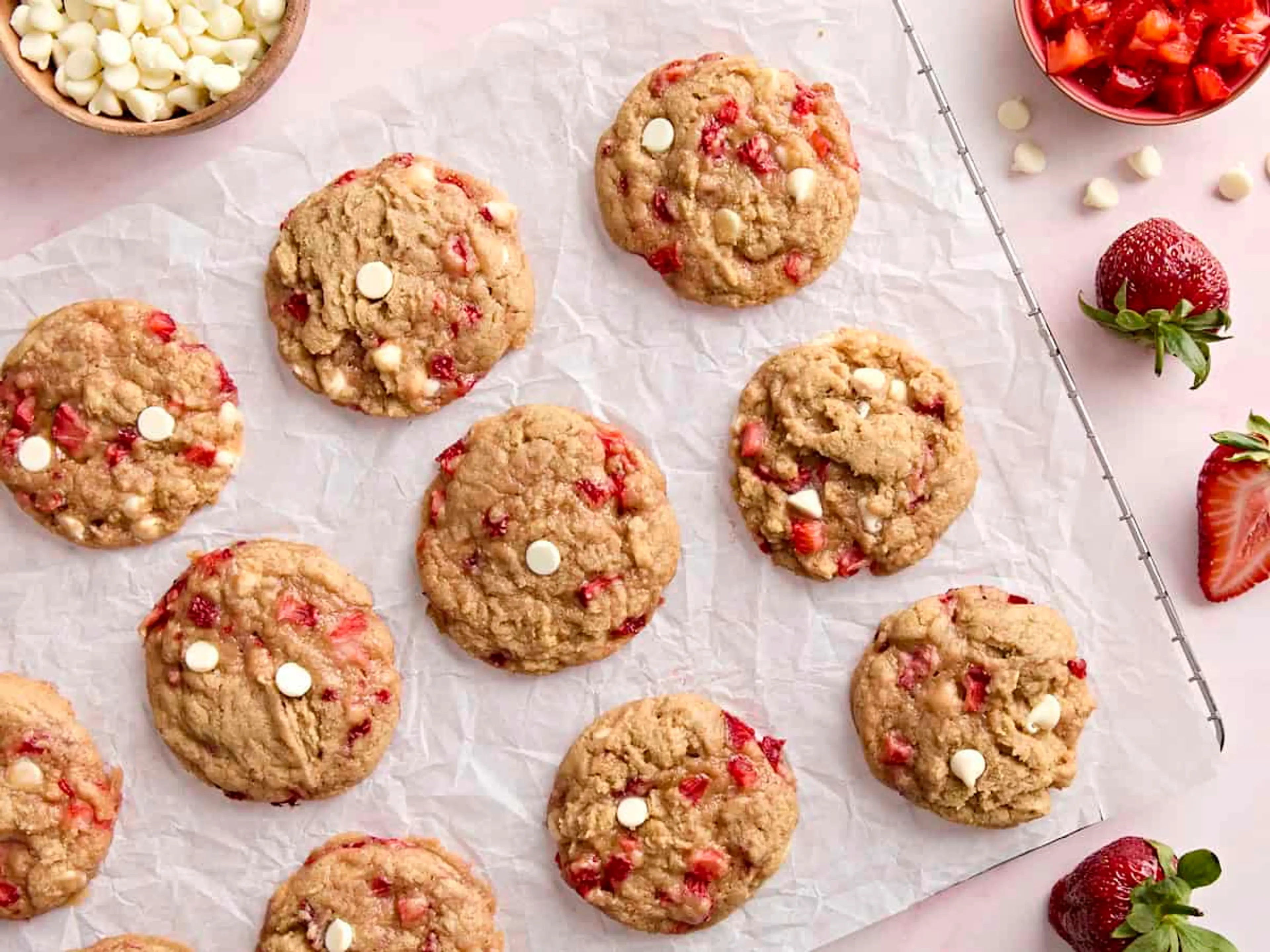 Strawberry Cookies