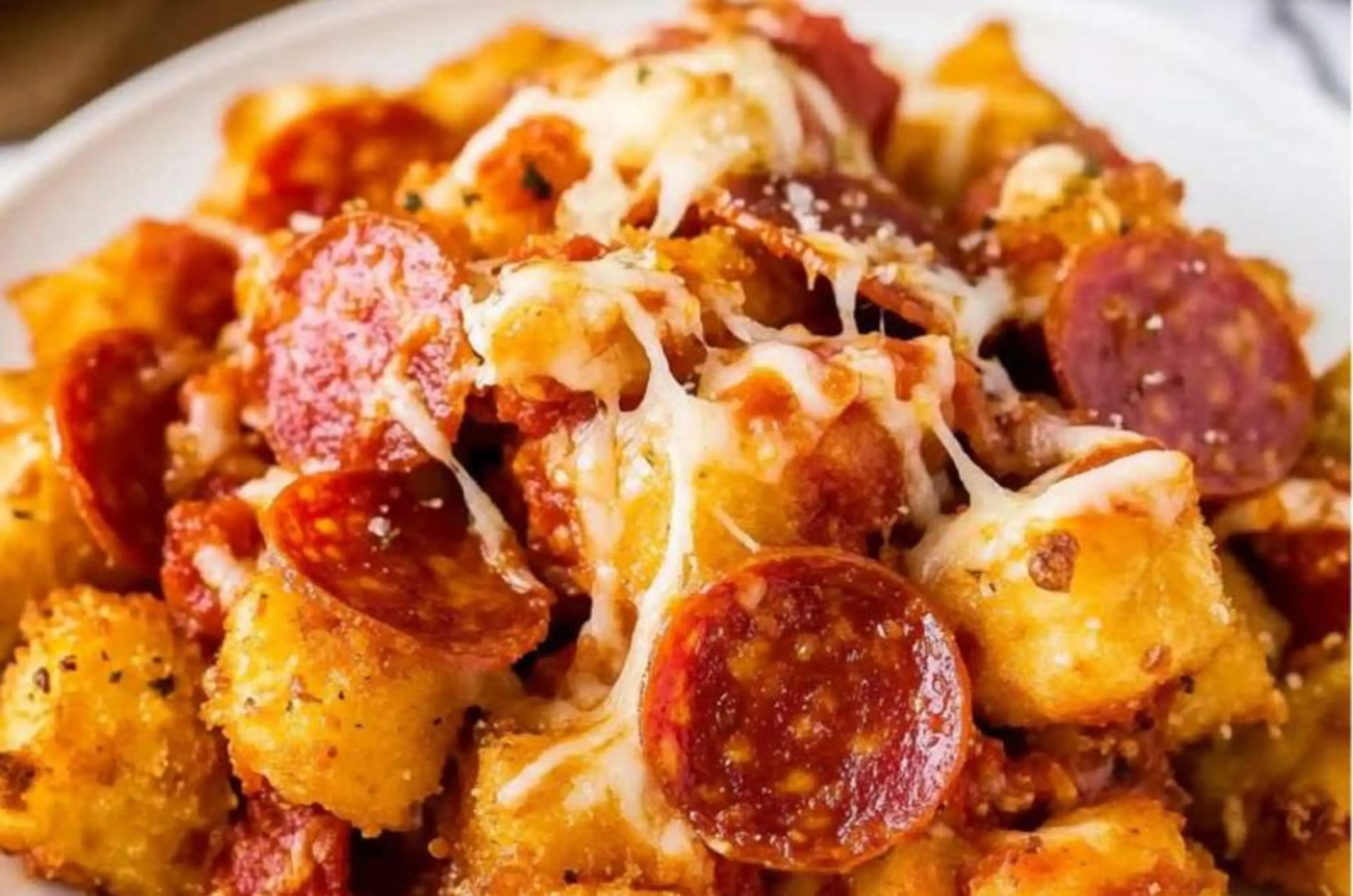 Pepperoni Pizza Totchos