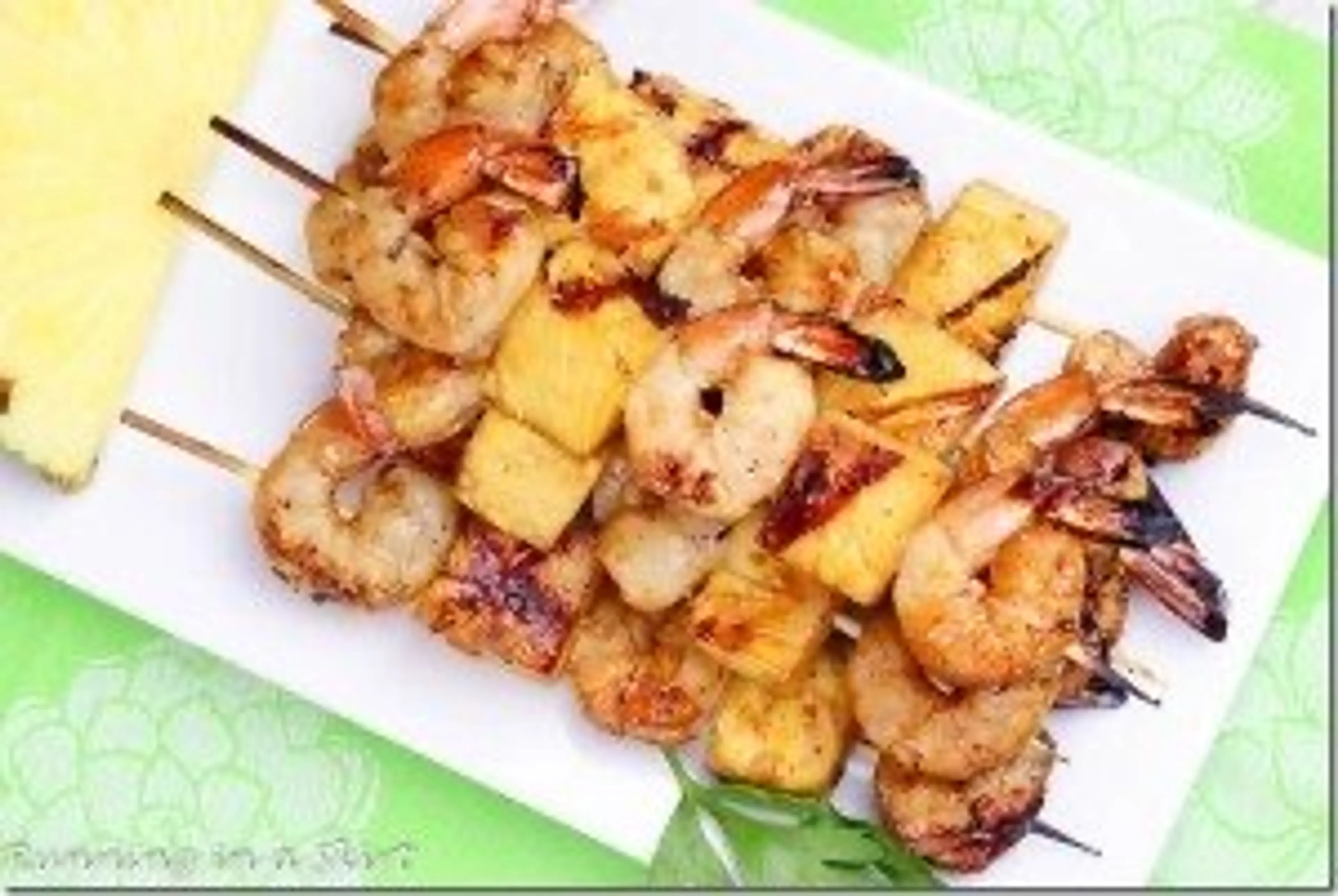 Shrimp and Pineapple Skewers