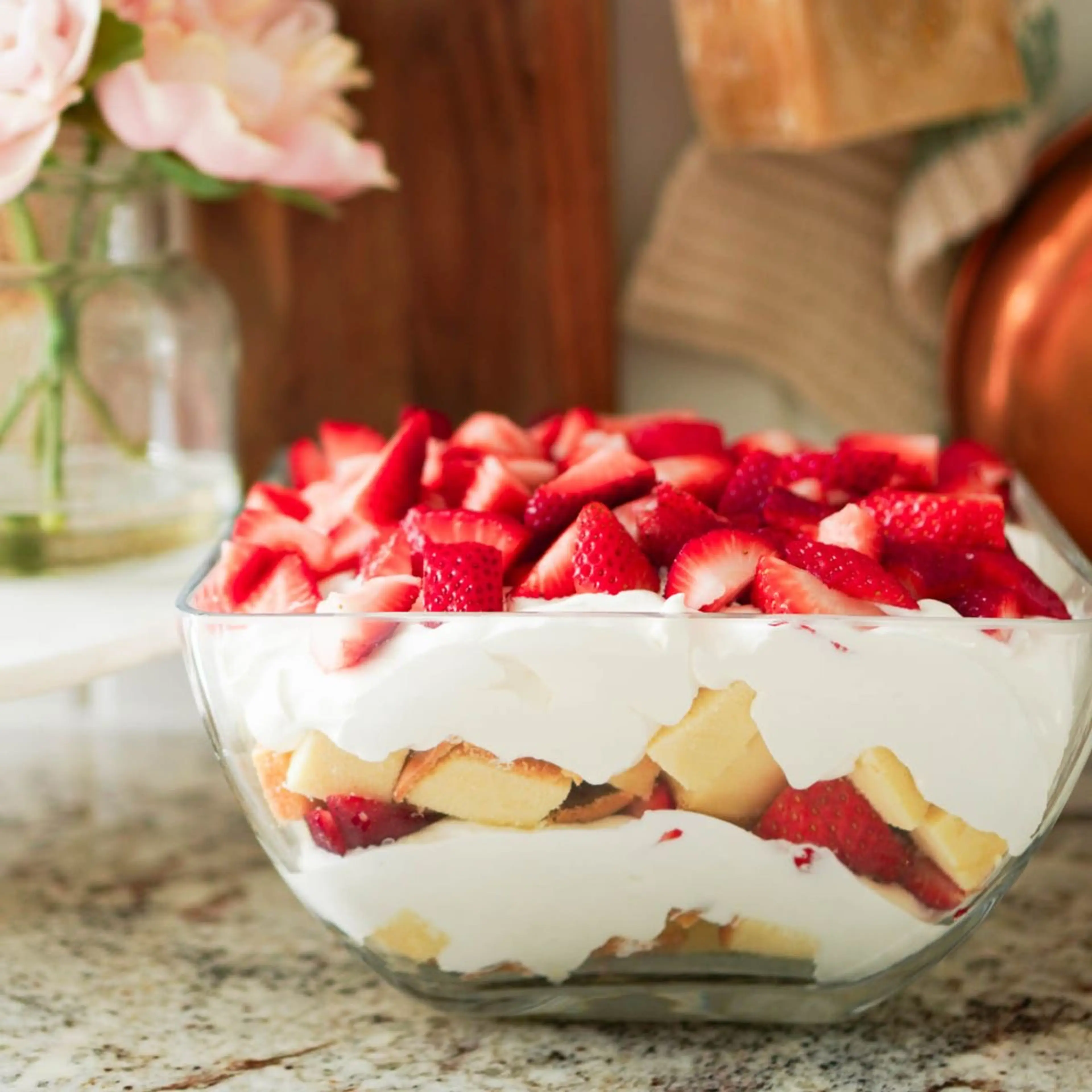 Summer Strawberry Trifle