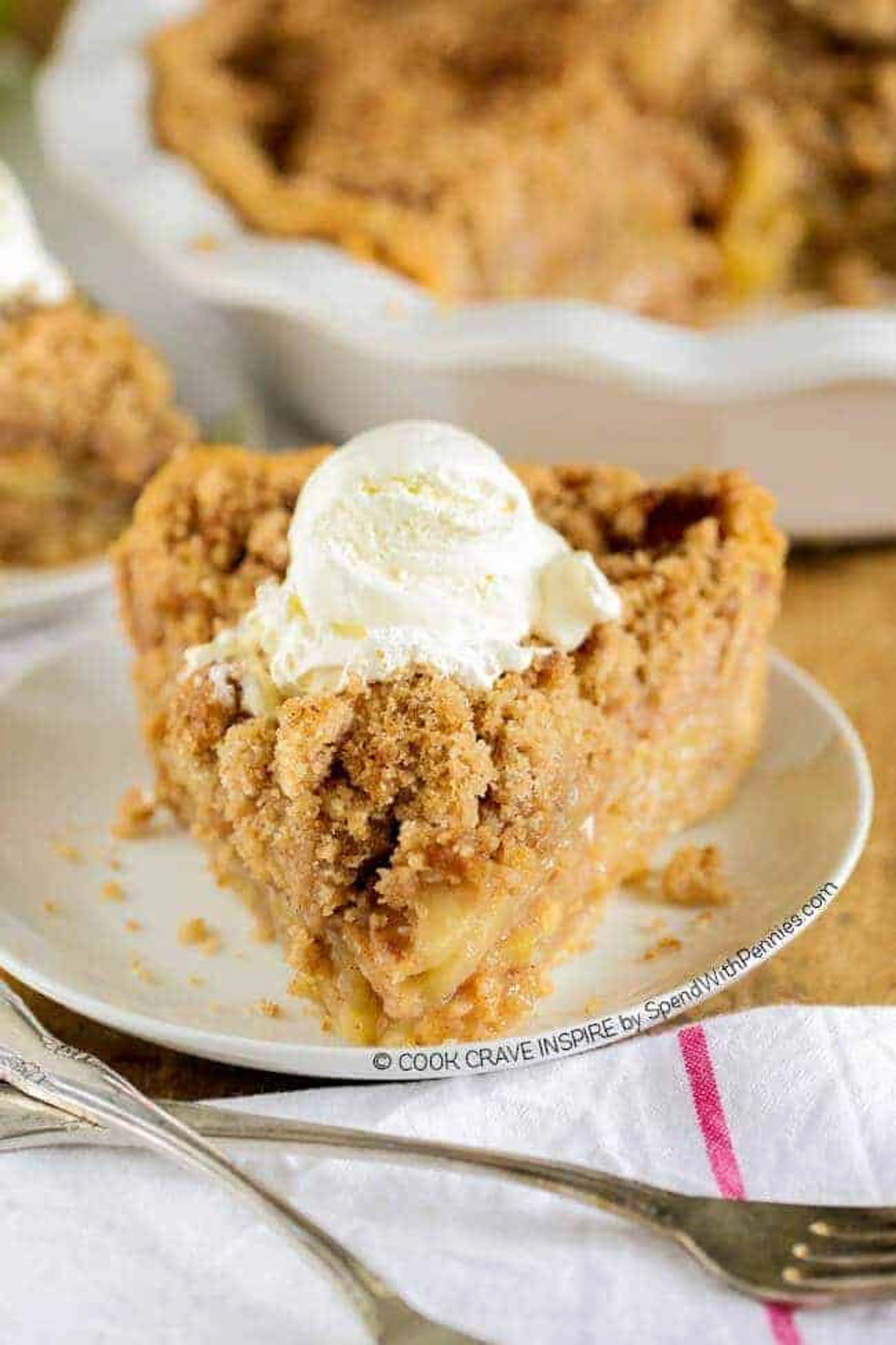 The Best Apple Crumb Pie