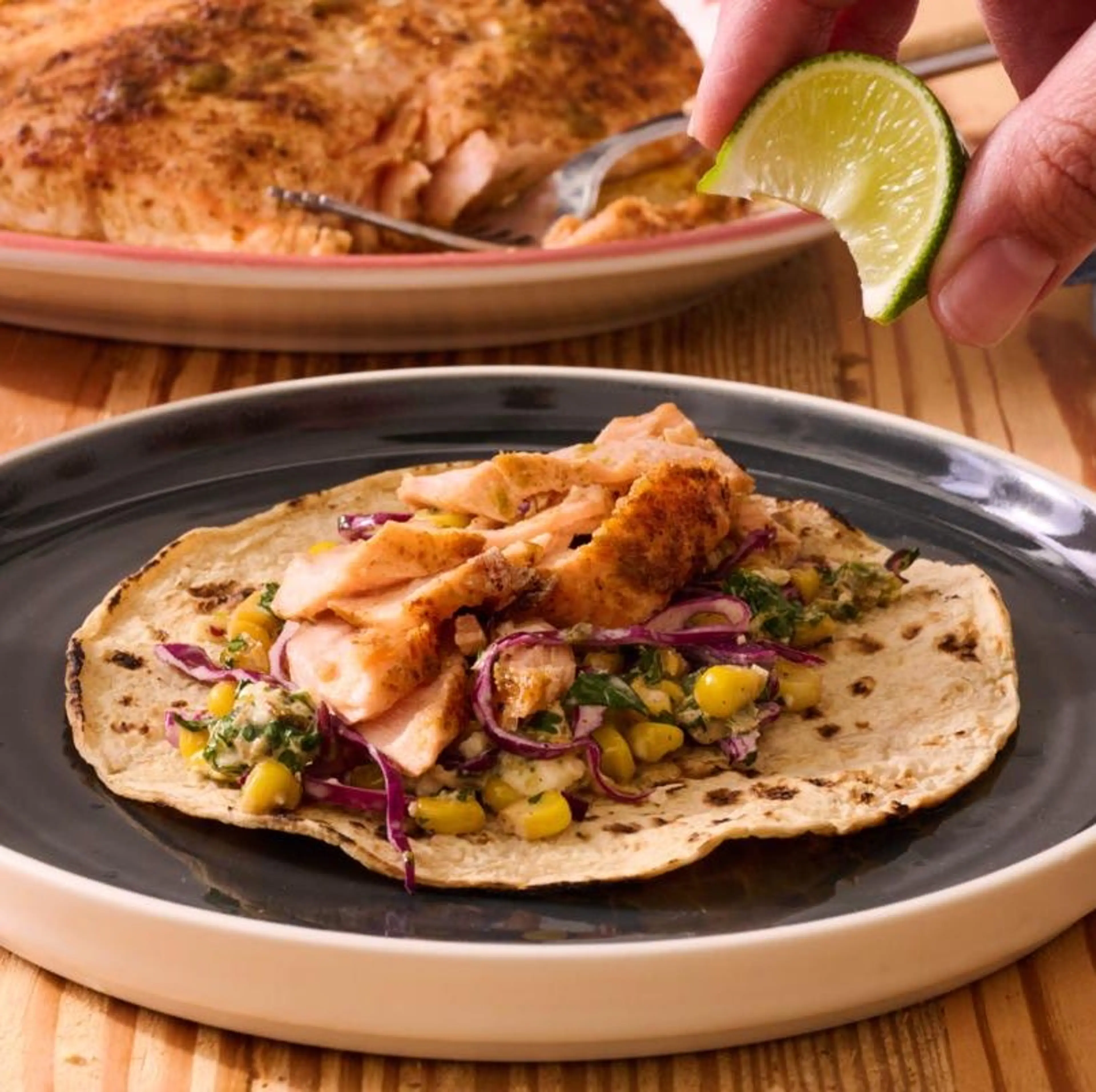 Salmon Tacos