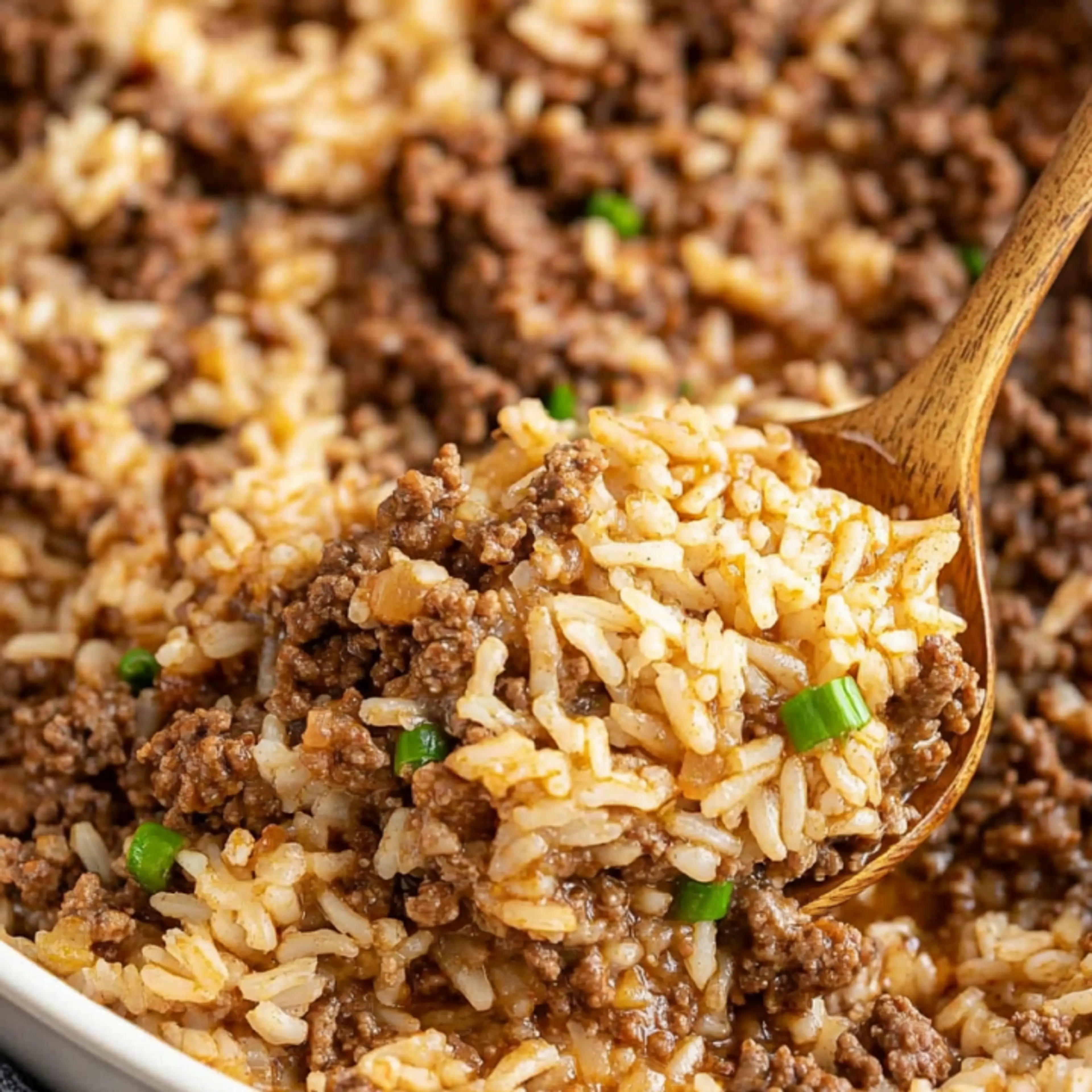 Hamburger & Rice Casserole