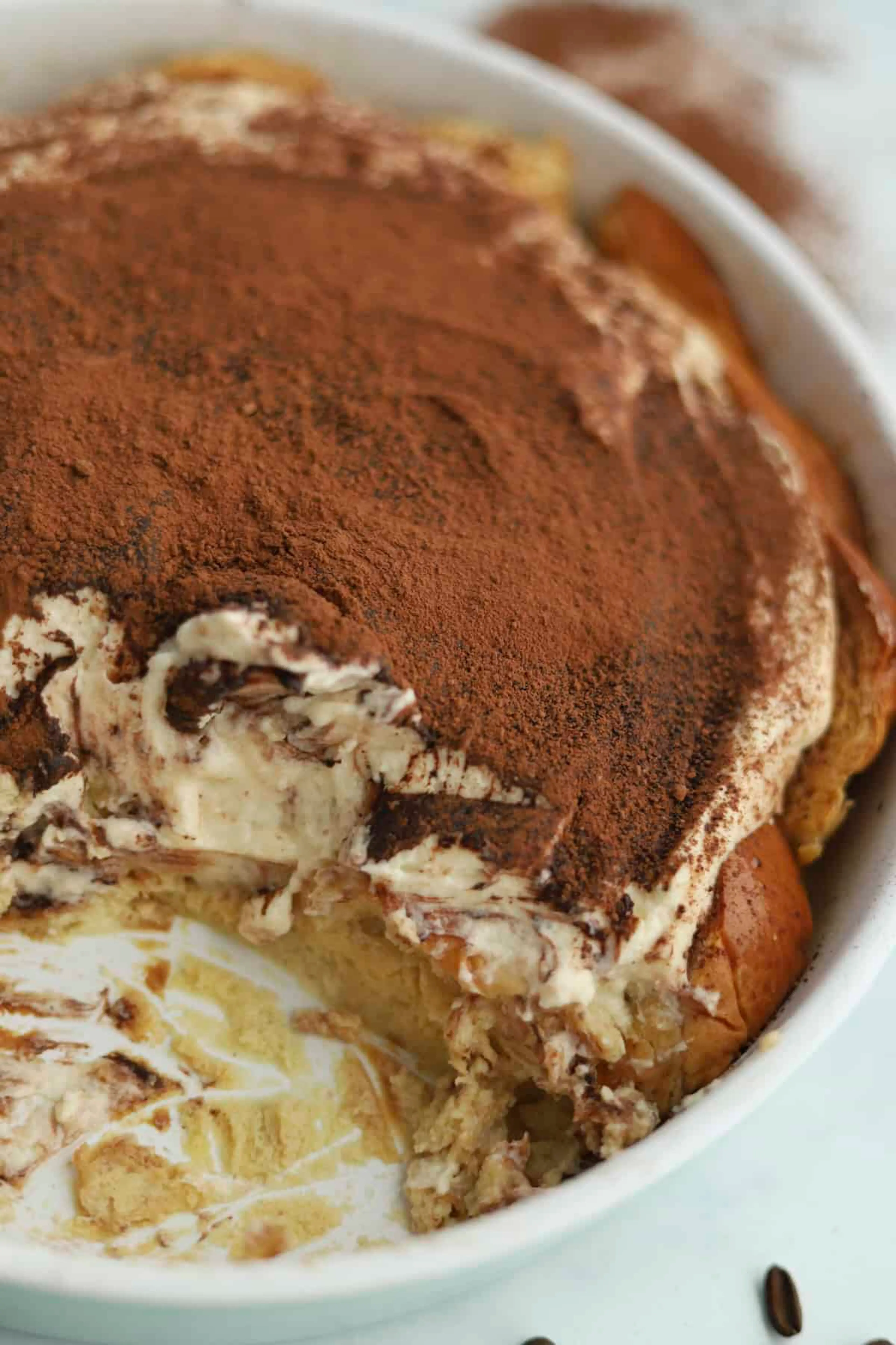 Tiramisú Bread Pudding