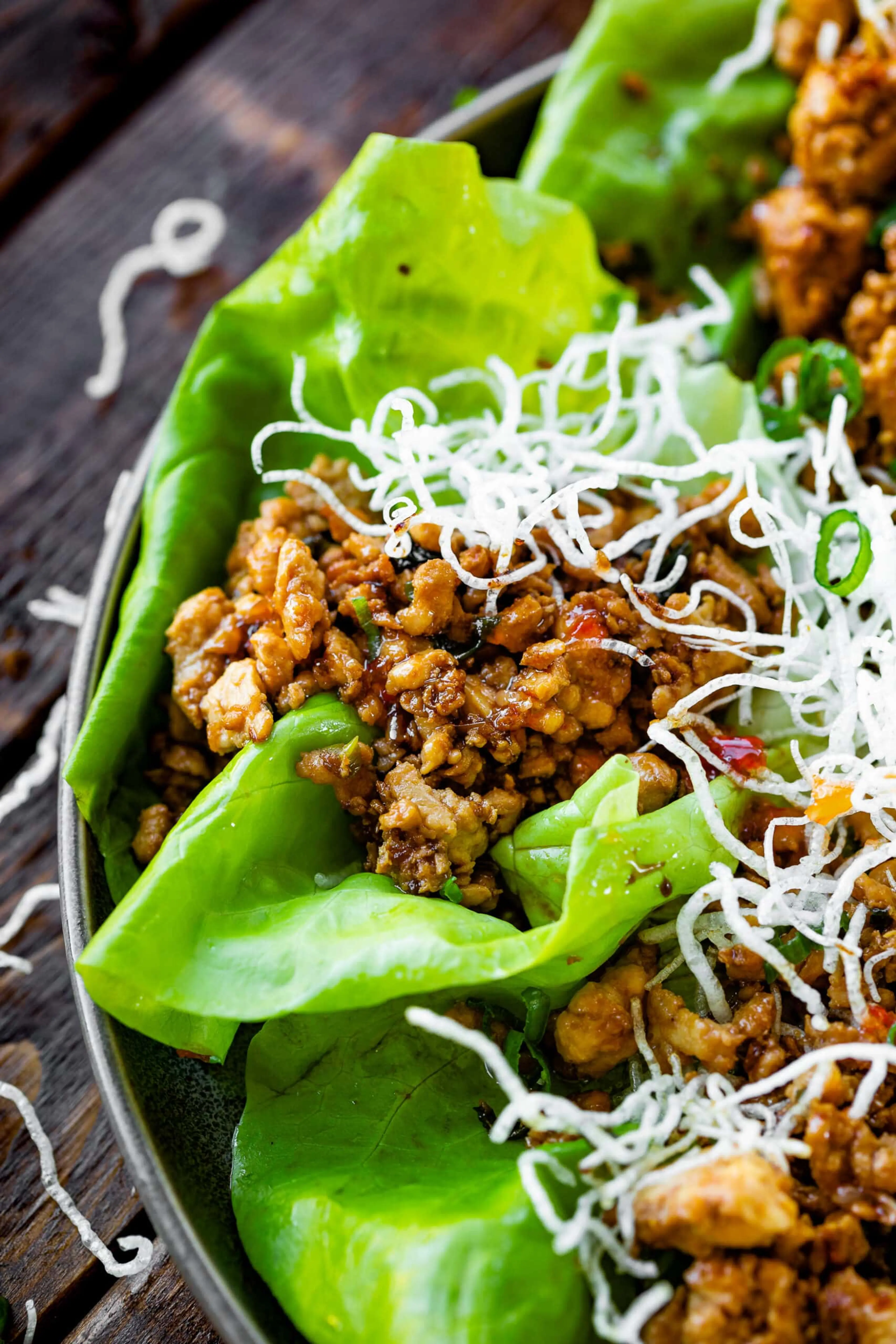 Asian Chicken Lettuce Wraps