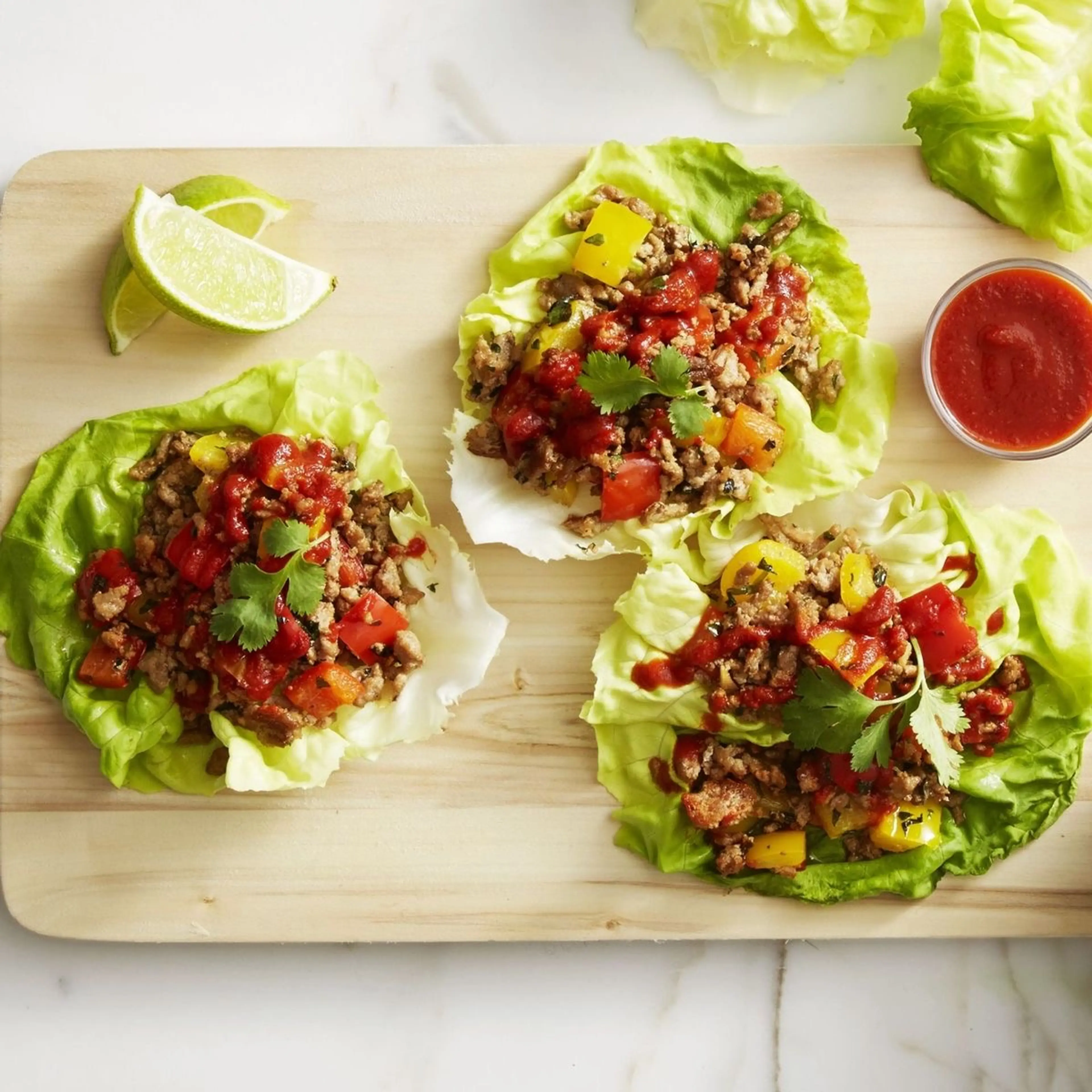 Savory Turkey Lettuce Wraps