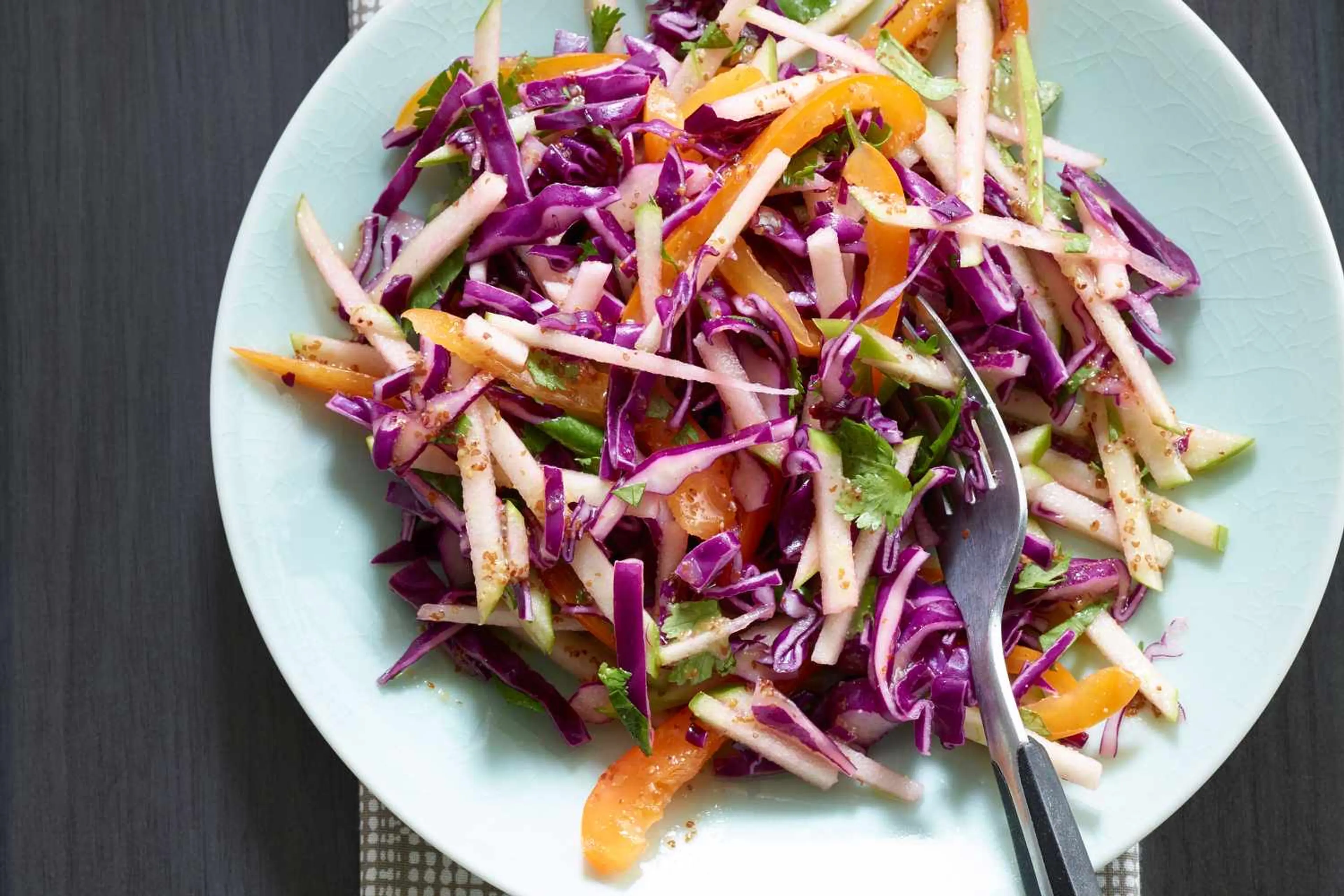 Red Cabbage and Apple Salad