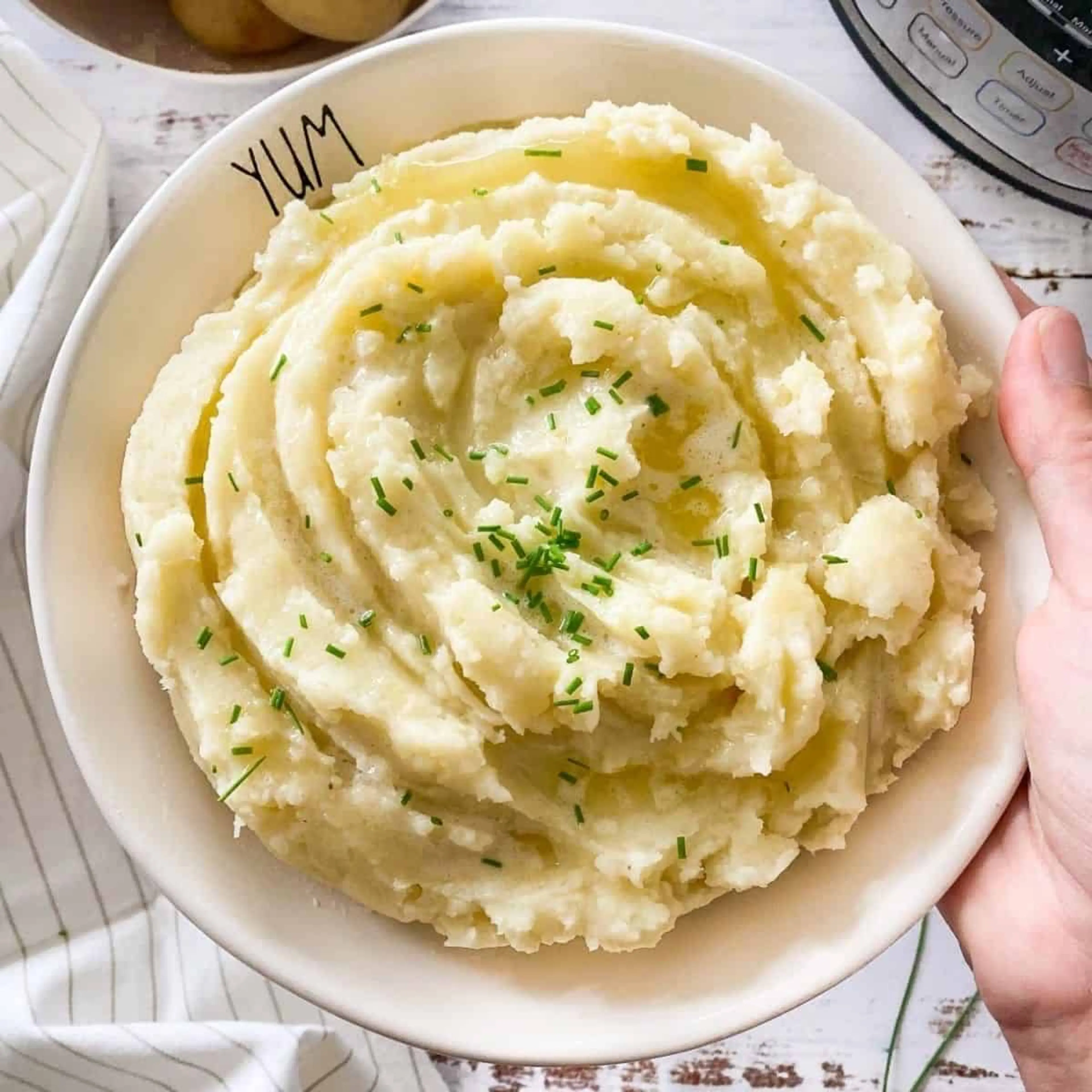 Instant Pot Mashed Potatoes No Drain!