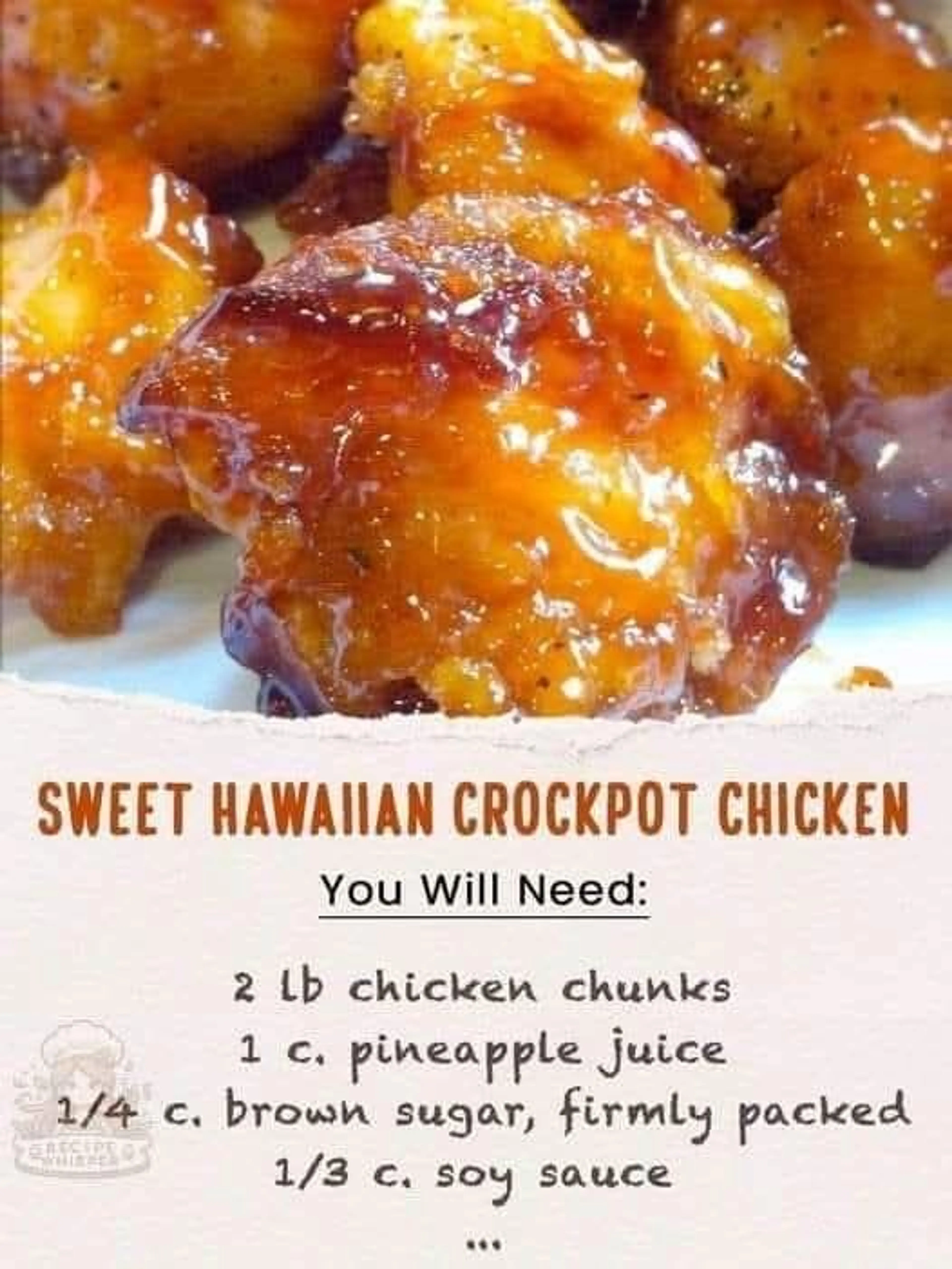 Sweet Hawaiian Crockpot Chicken