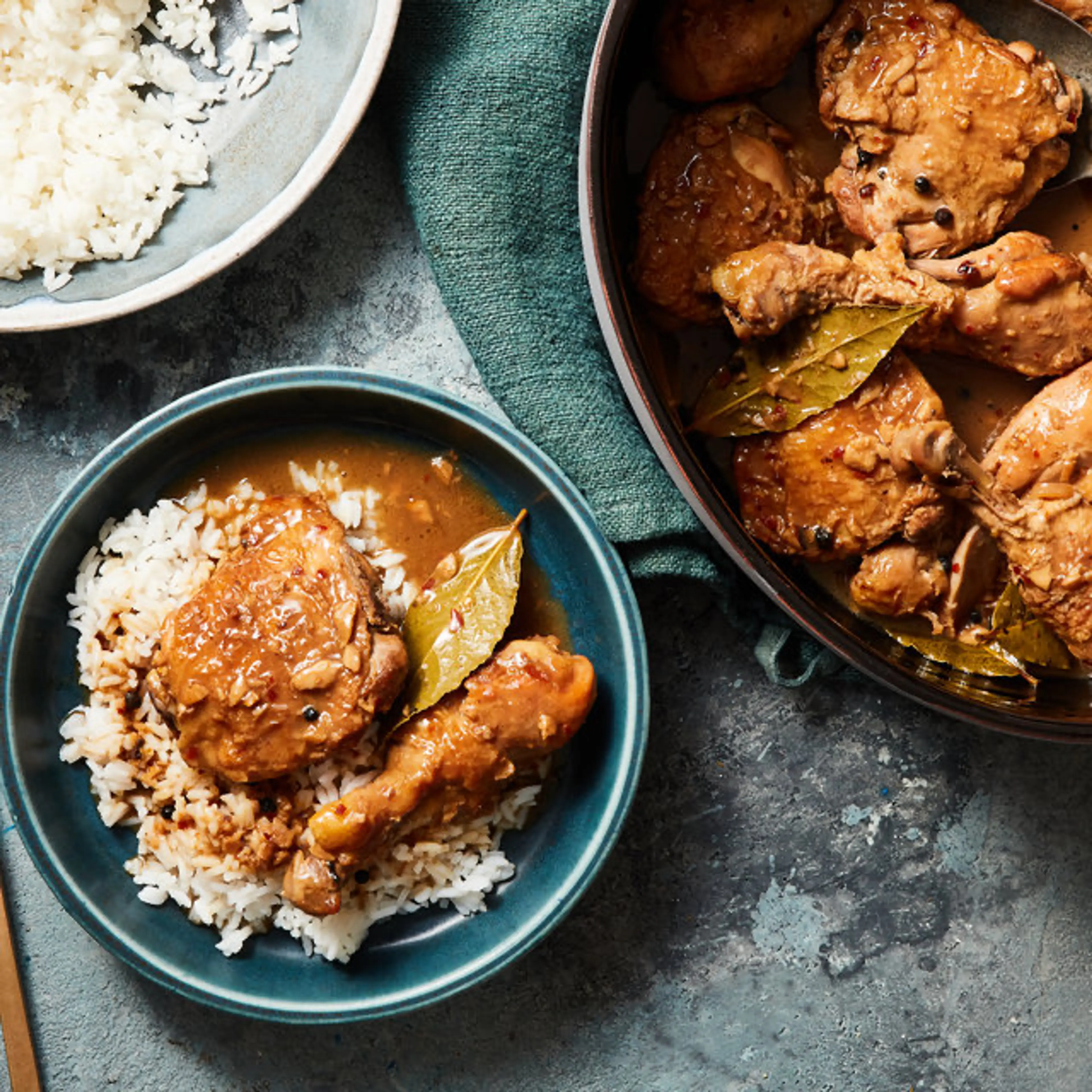 Coconut Milk Chicken Adobo (great Flavor, Fatty, Ugly)