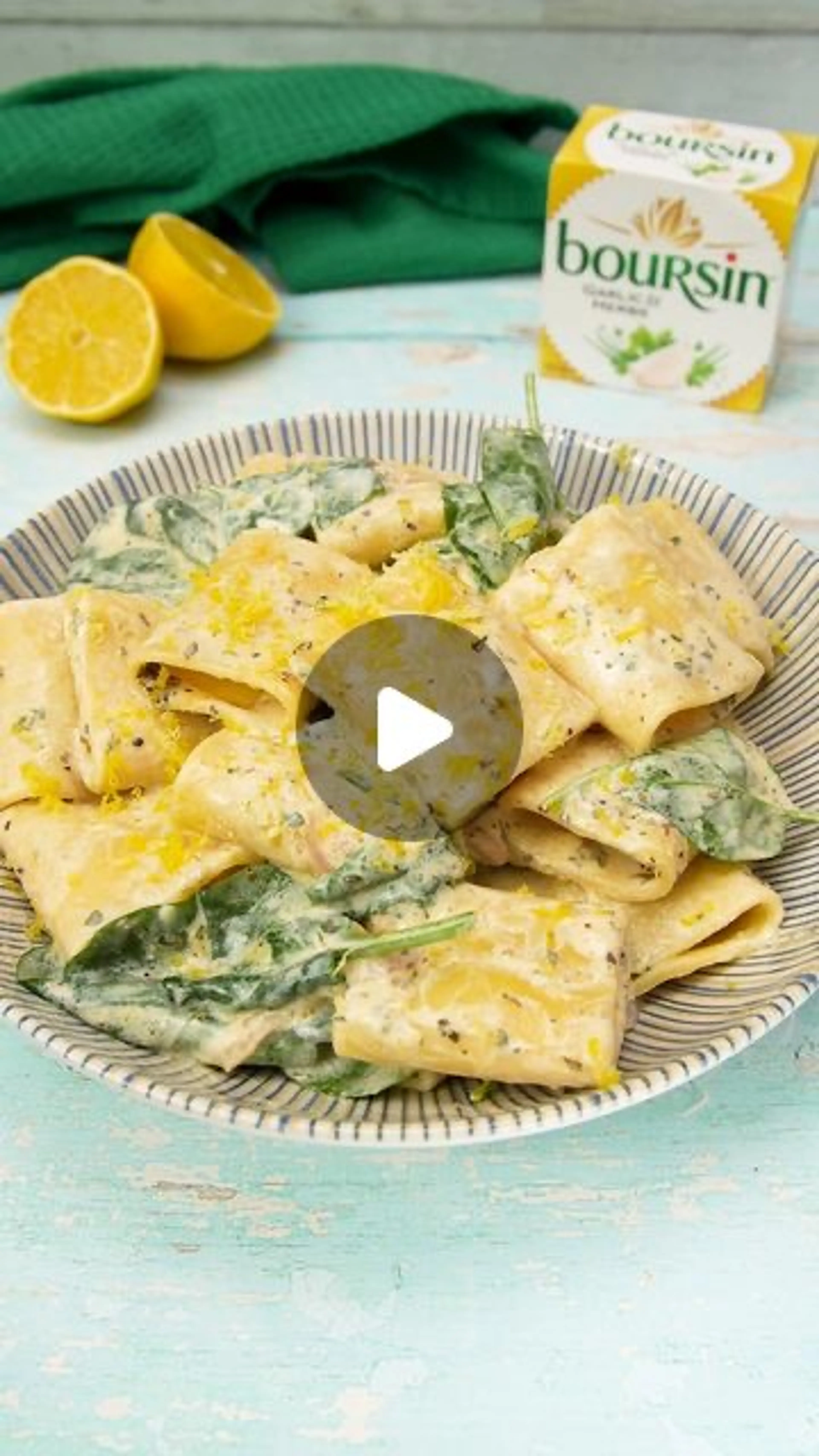 Creamy Boursin Lemon Pasta