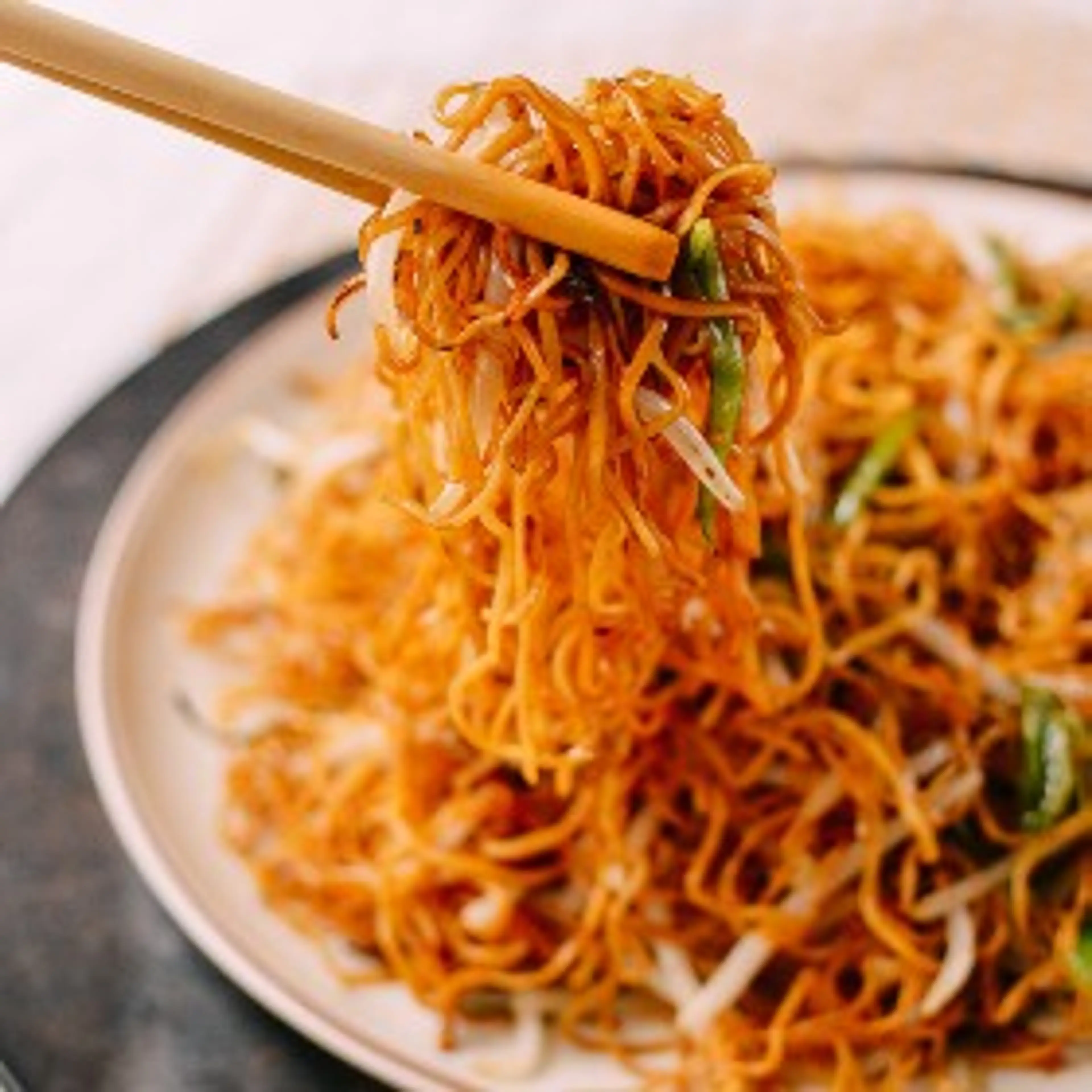 Cantonese Soy Sauce Pan-Fried Noodles