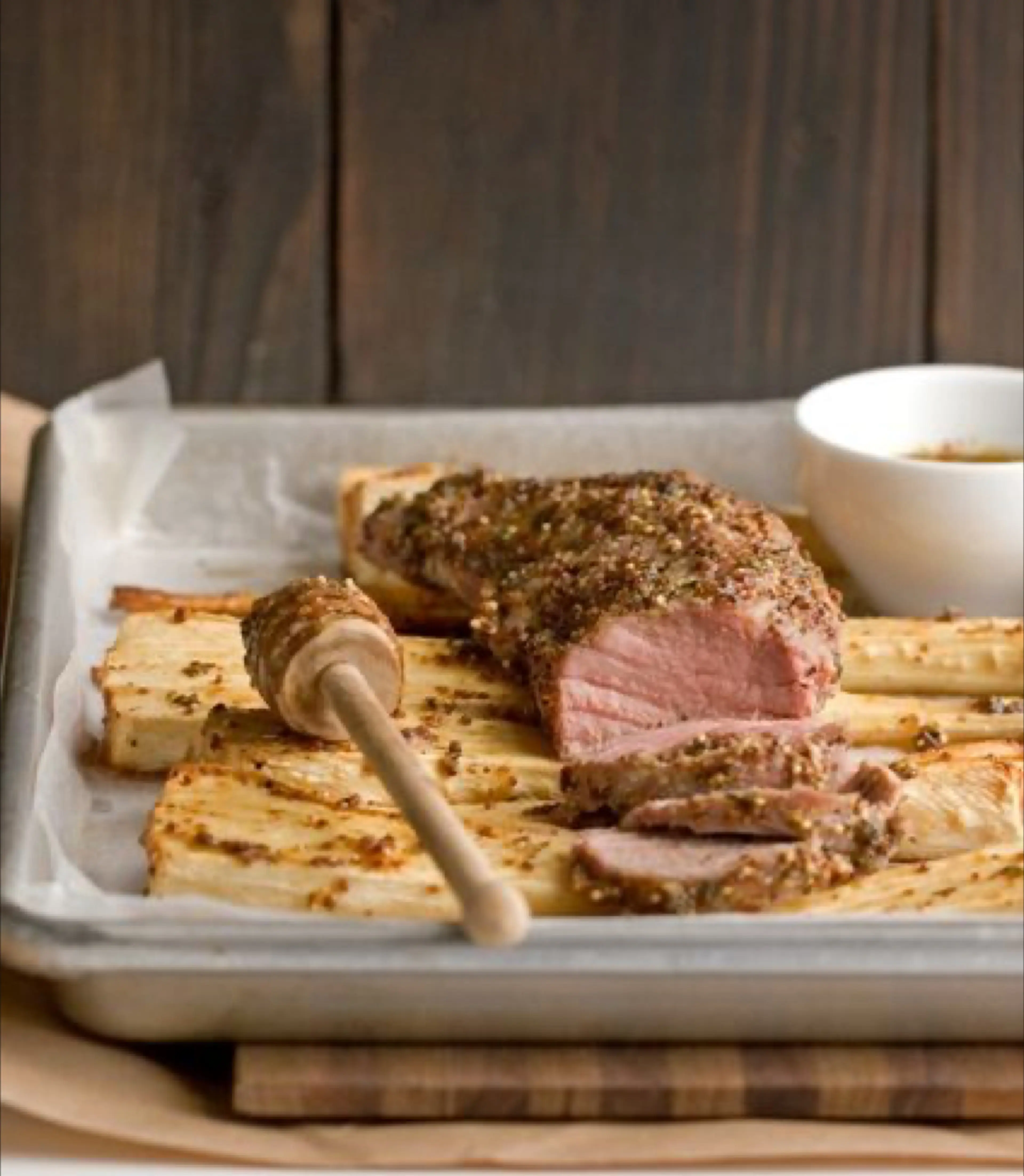 Roasted Pork Tenderloin With Honey Mustard