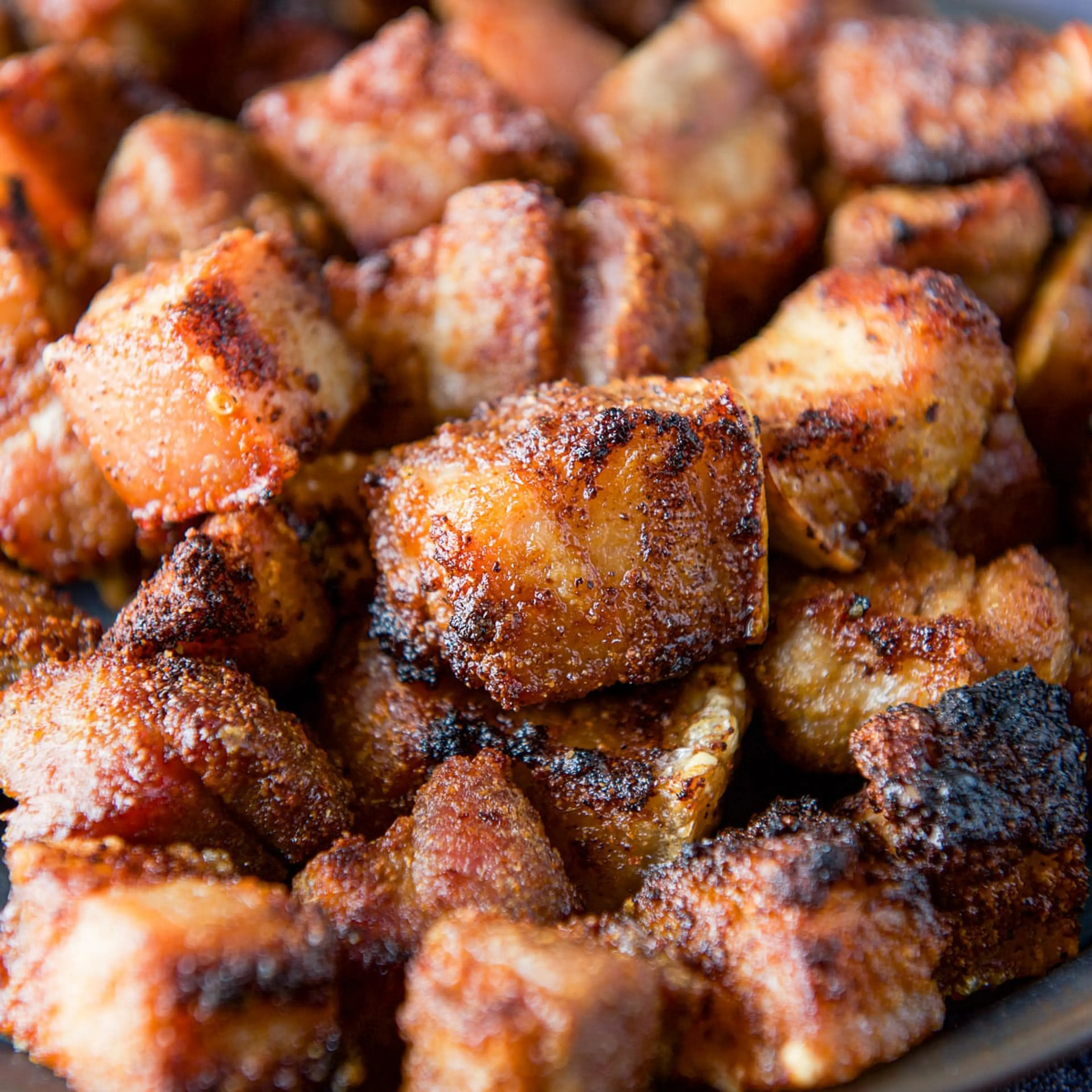 Air Fryer Pork Belly Bites