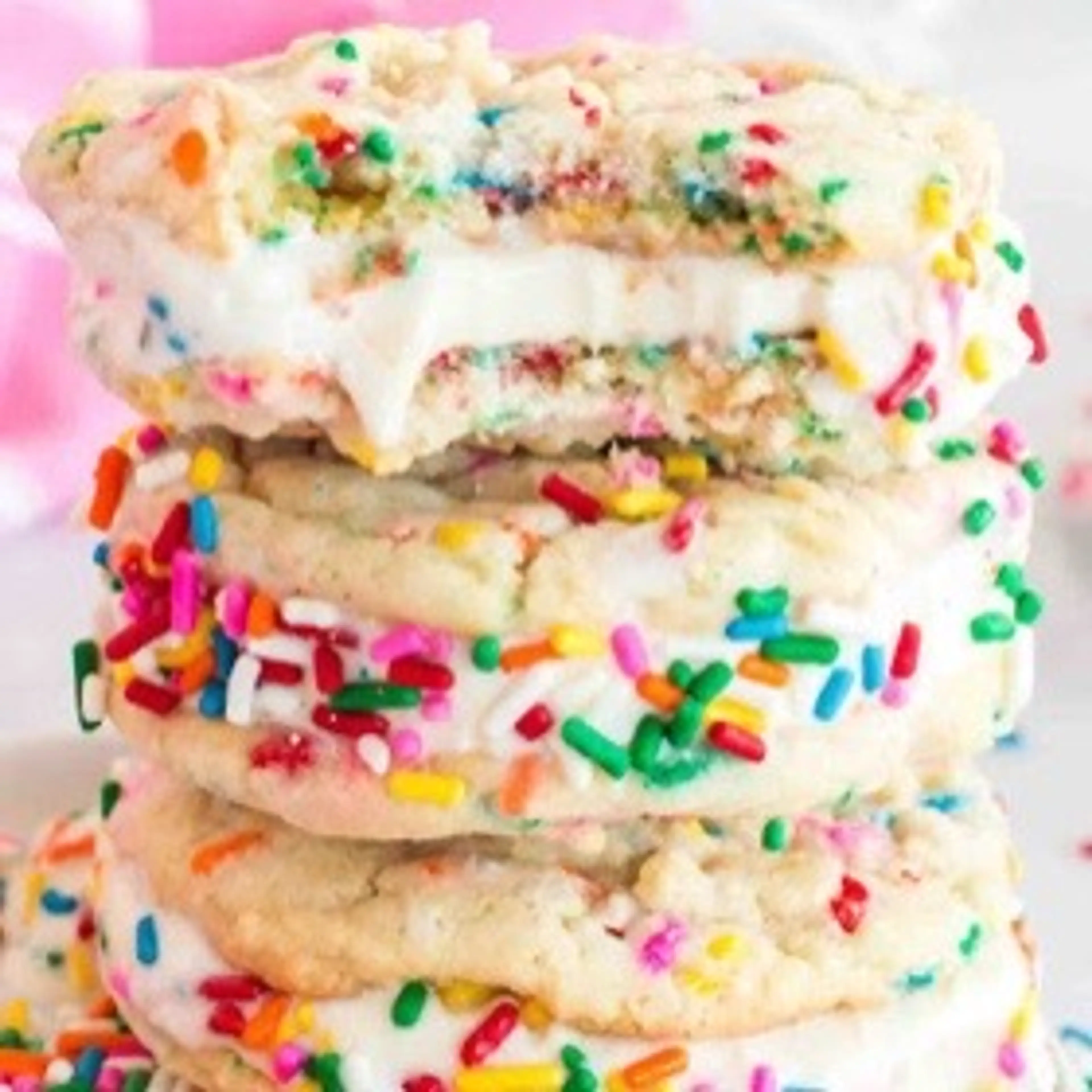 Funfetti Ice Cream Sandwiches