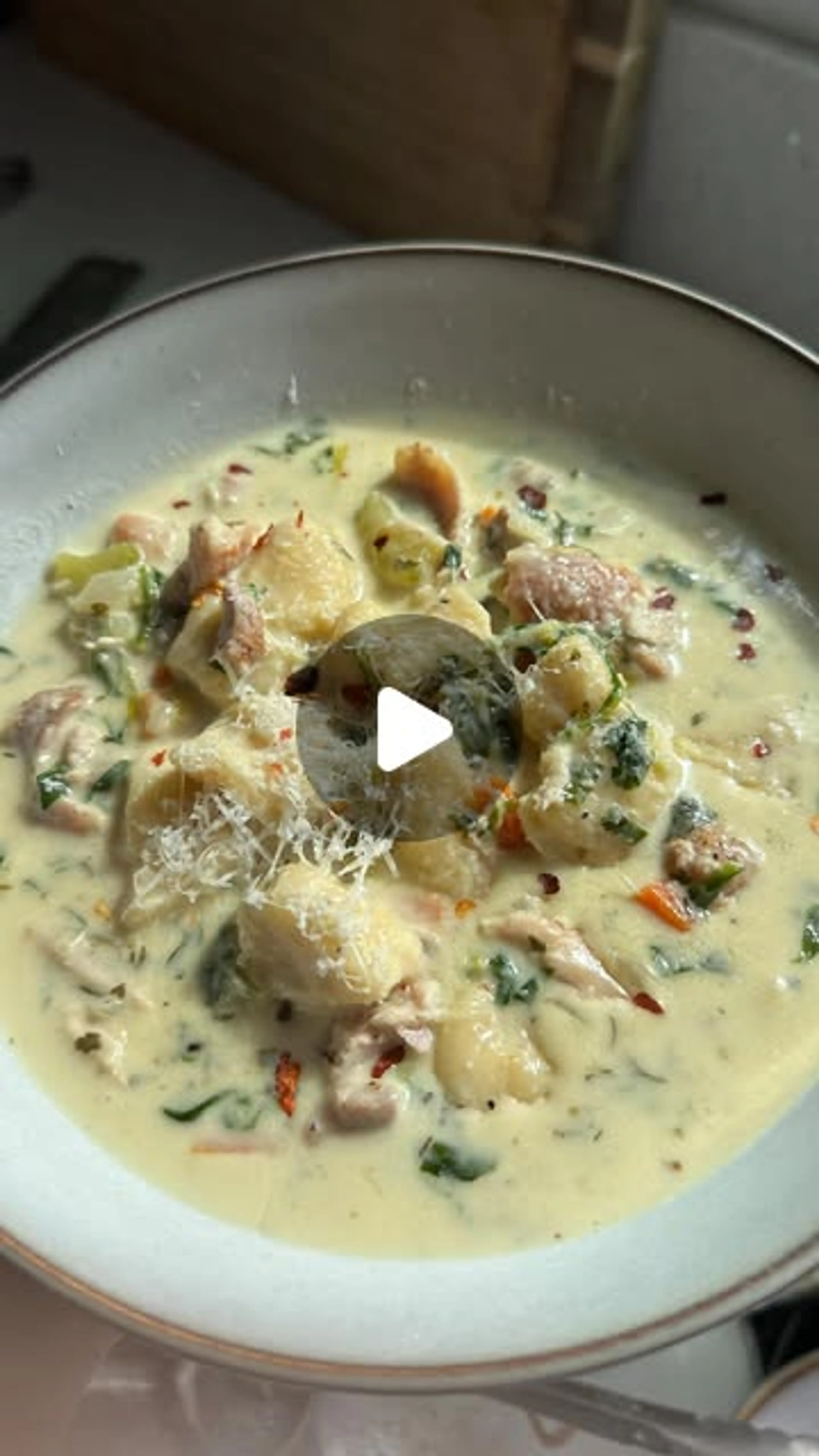 Olive Garden Chicken & Gnocchi Soup but My Recipe Is Better